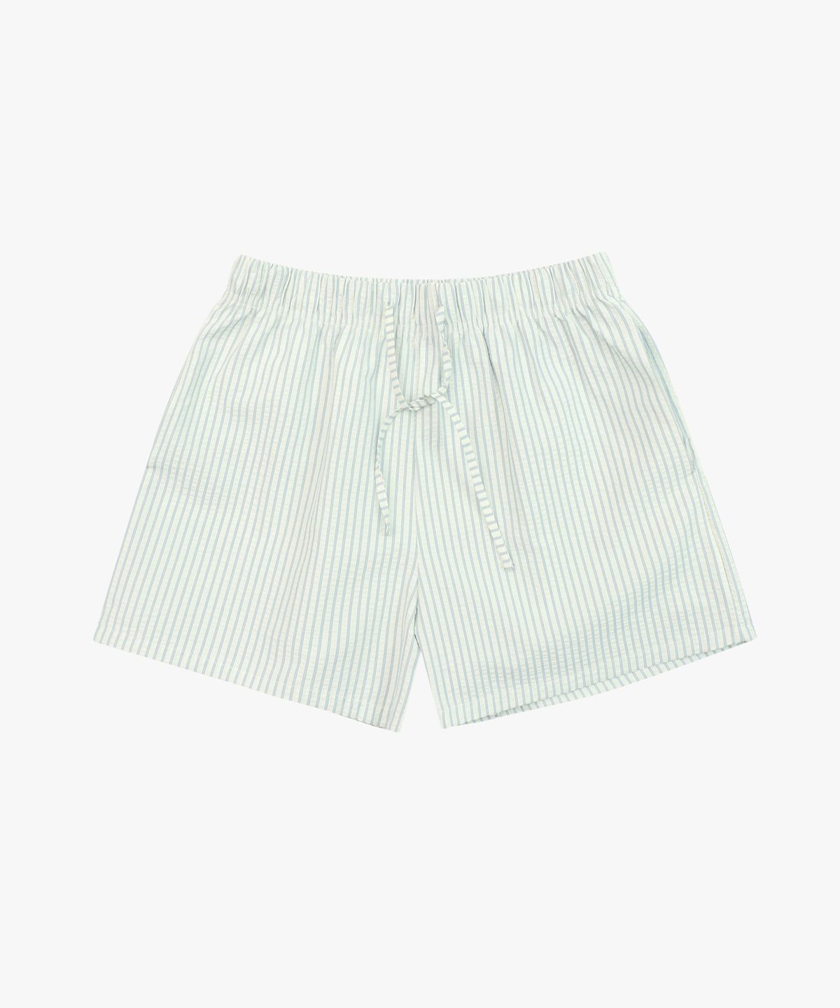 로시로우(LOSSYROW) Seersucker Stripe Shorts Blue