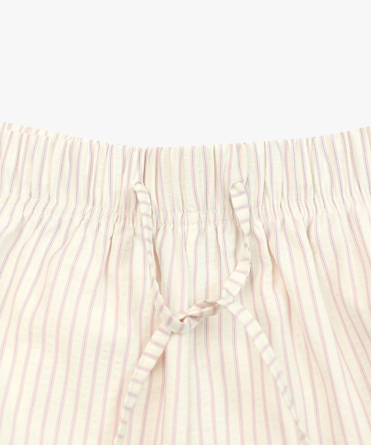 로시로우(LOSSYROW) Seersucker Stripe Shorts Pink