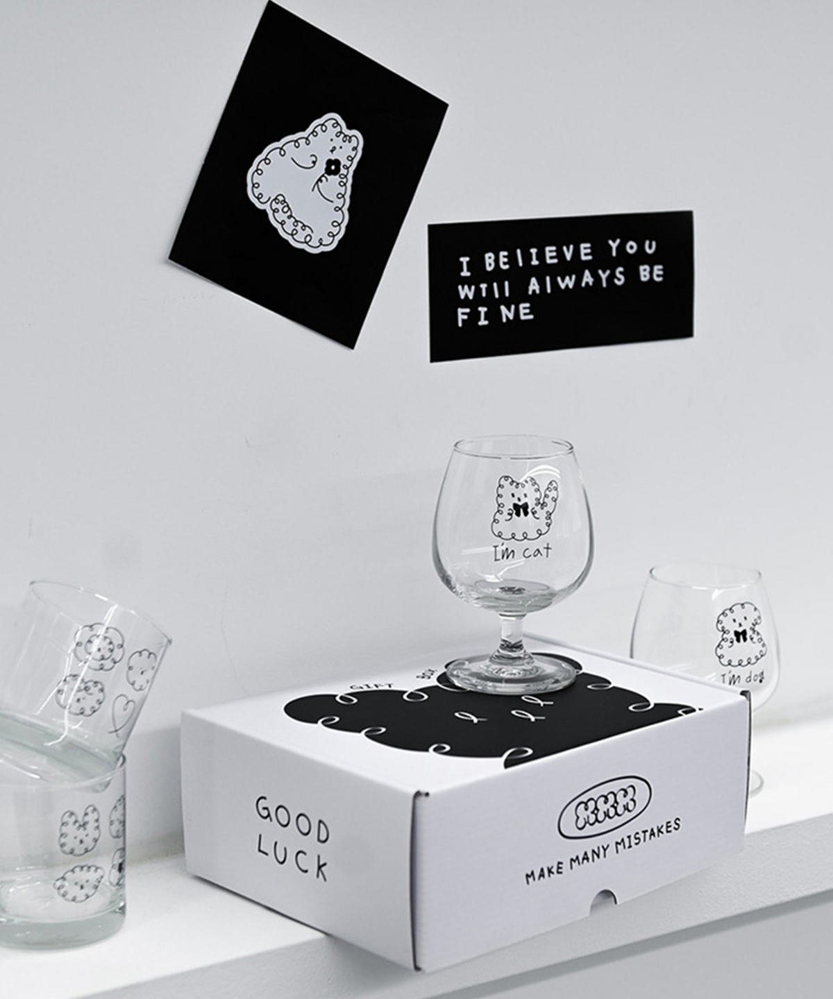 엠엠엠기프트샵(MMMGIFT) Im dog 도그 와인잔