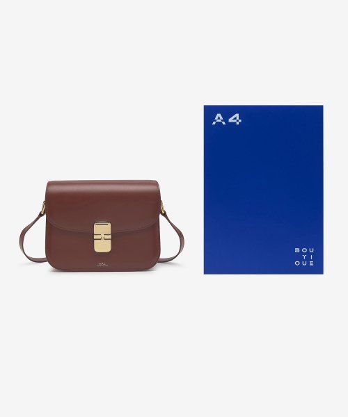 MUSINSA | A.P.C. Small Grace Crossback - Brown / PXBMWF61413CAD