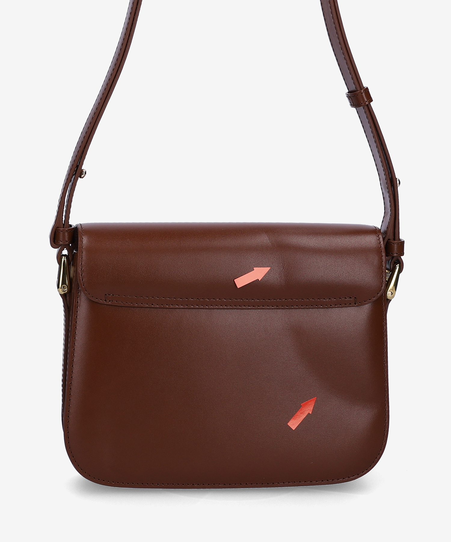 ☆A.P.C.☆ Small Grace Crossbody Bag Hazelnut PXBMWF61413CAD Grace Mini Hobo Bag - A.P.C. - Hazelnut - Leather