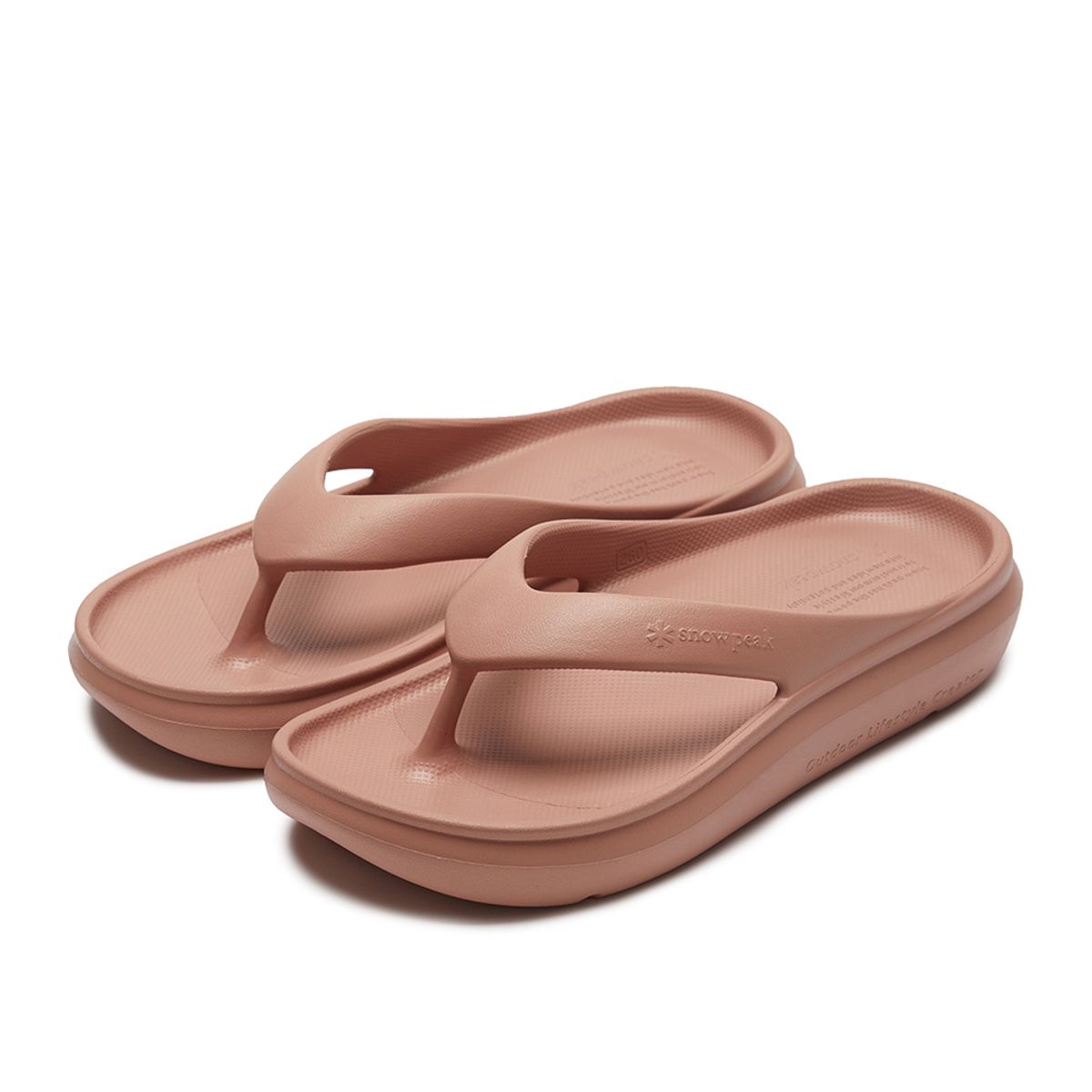 스노우피크 어패럴(SNOWPEAK APPAREL) 타빙2 플립플랍 Salmon (S24MUFTH77)