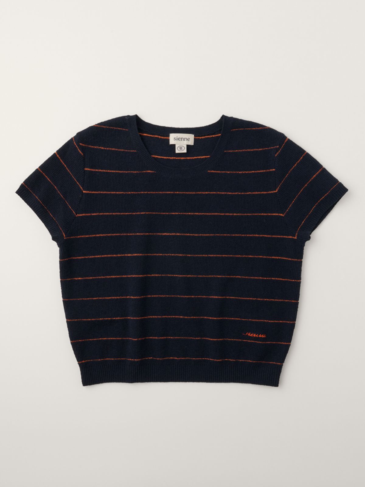 시엔느(SIENNE) Rome Stripe Knit (Navy)