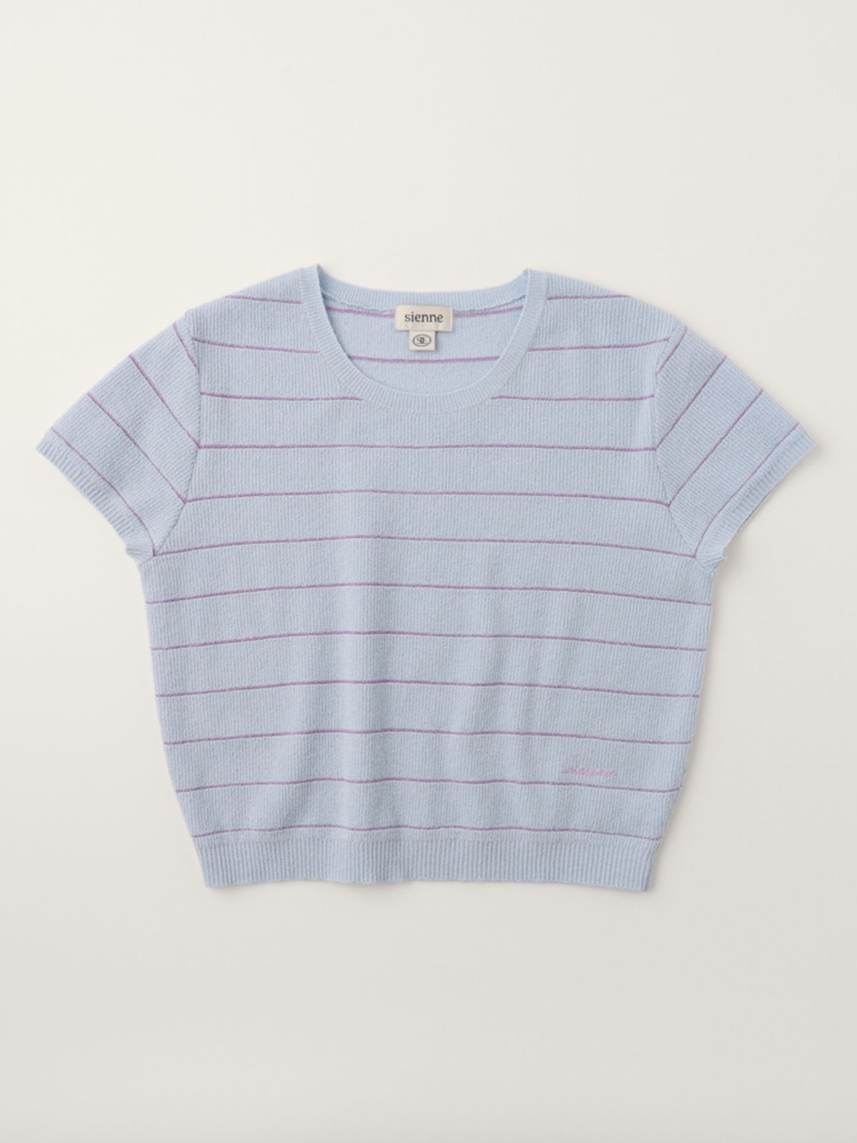 시엔느(SIENNE) Rome Stripe Knit (Sky Blue)