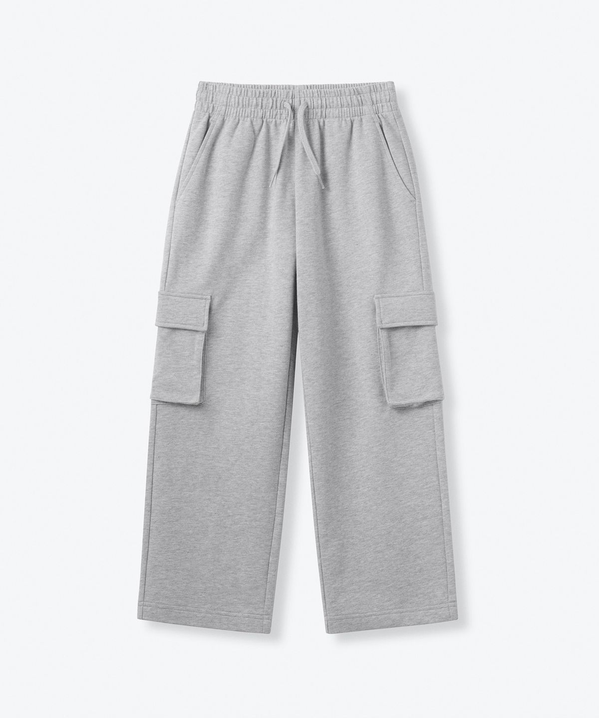 무신사 스탠다드 키즈(MUSINSA STANDARD KIDS) 카고 라운지 스웨트 팬츠 [미디엄 그레이]