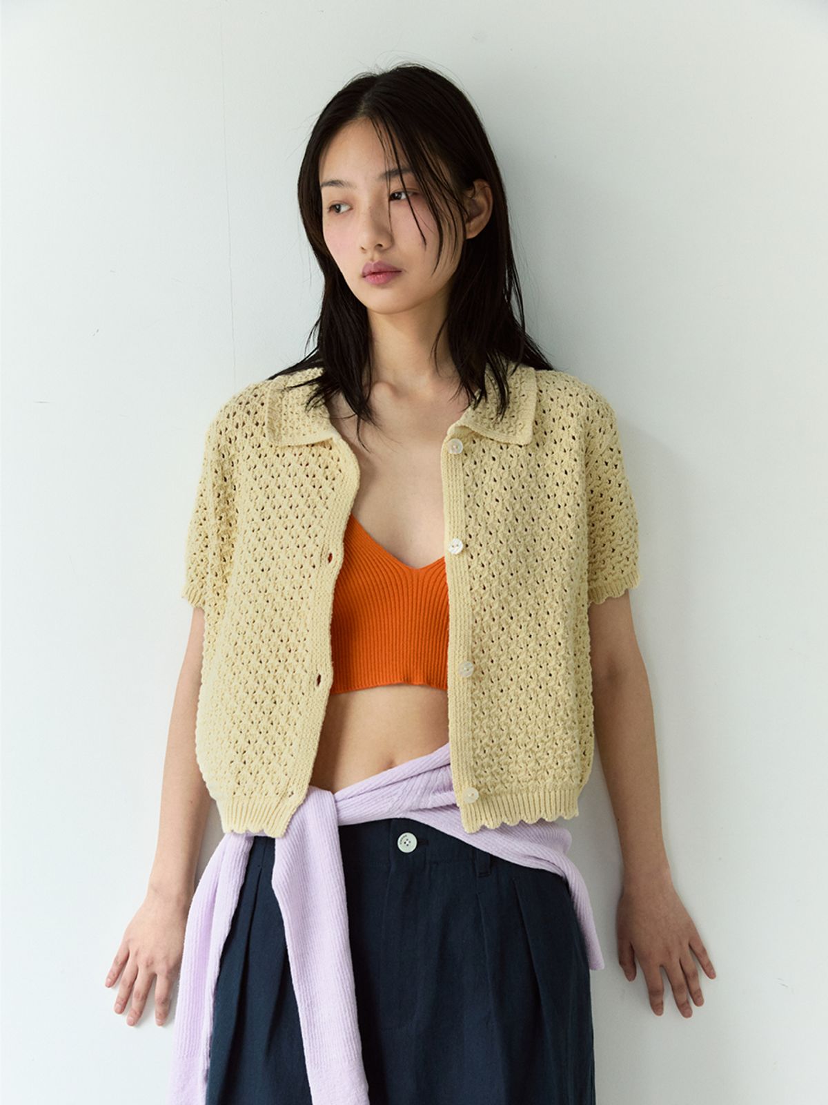 시엔느(SIENNE) Alberta Cardigan (Butter)