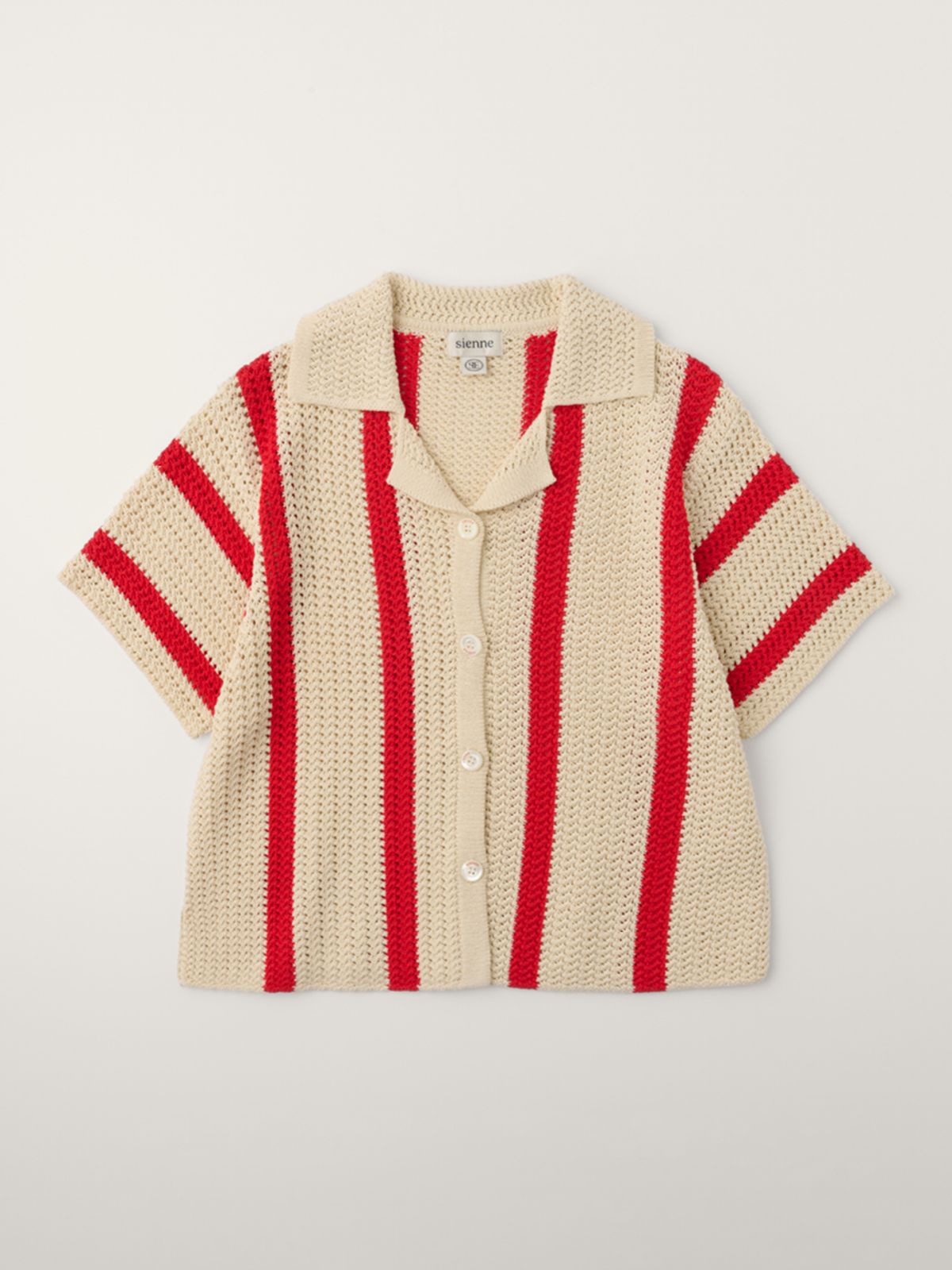 시엔느(SIENNE) Vetiver Crochet Cardigan (Beige)