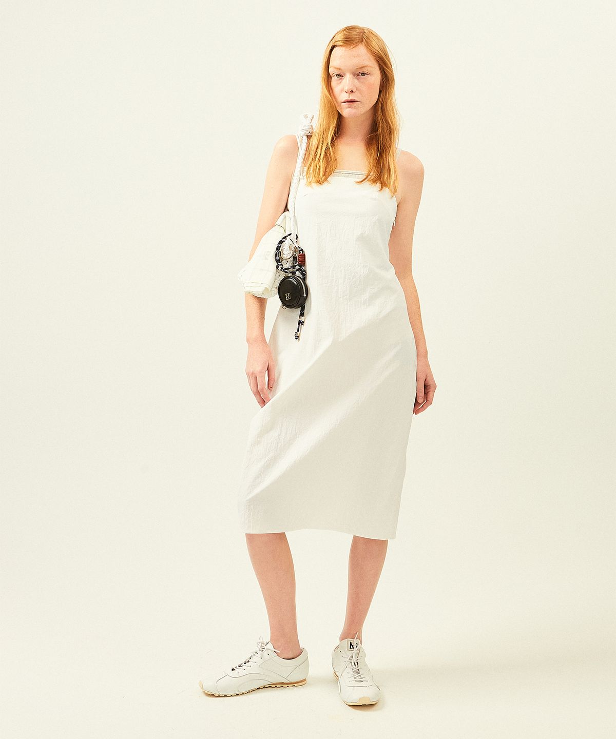 라벨아카이브(LABELARCHIVE) Zane slip dress white