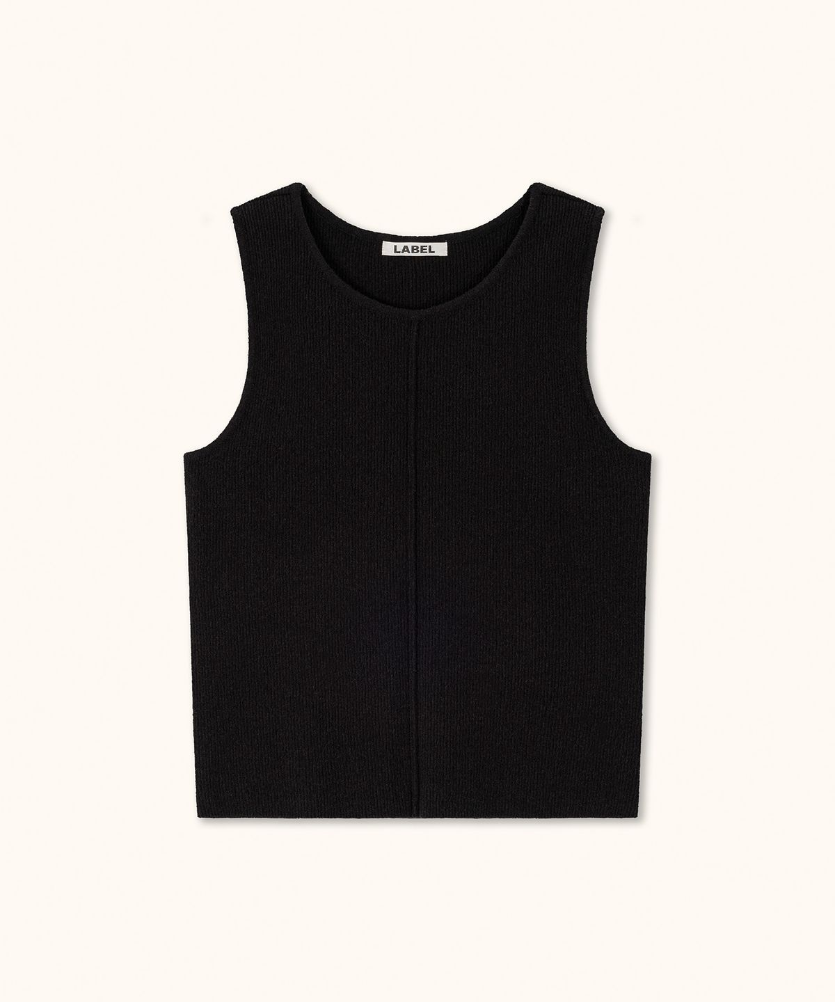 라벨아카이브(LABELARCHIVE) Mia sleeveless sweater black