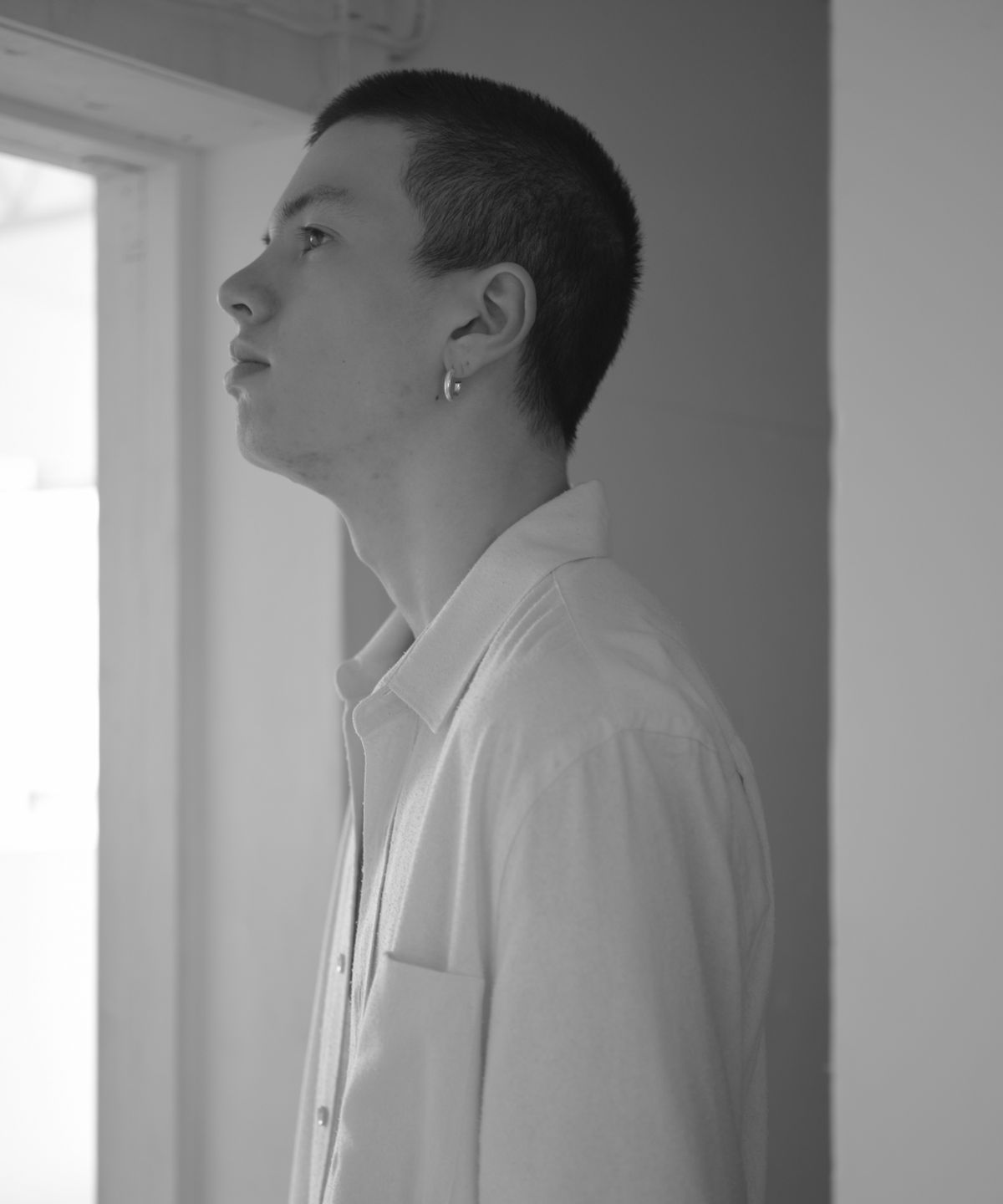 노비스도쿄(NOVICE TOKYO) 미니멀 후프 피어스 Minimal Hoop Pierce / Silver