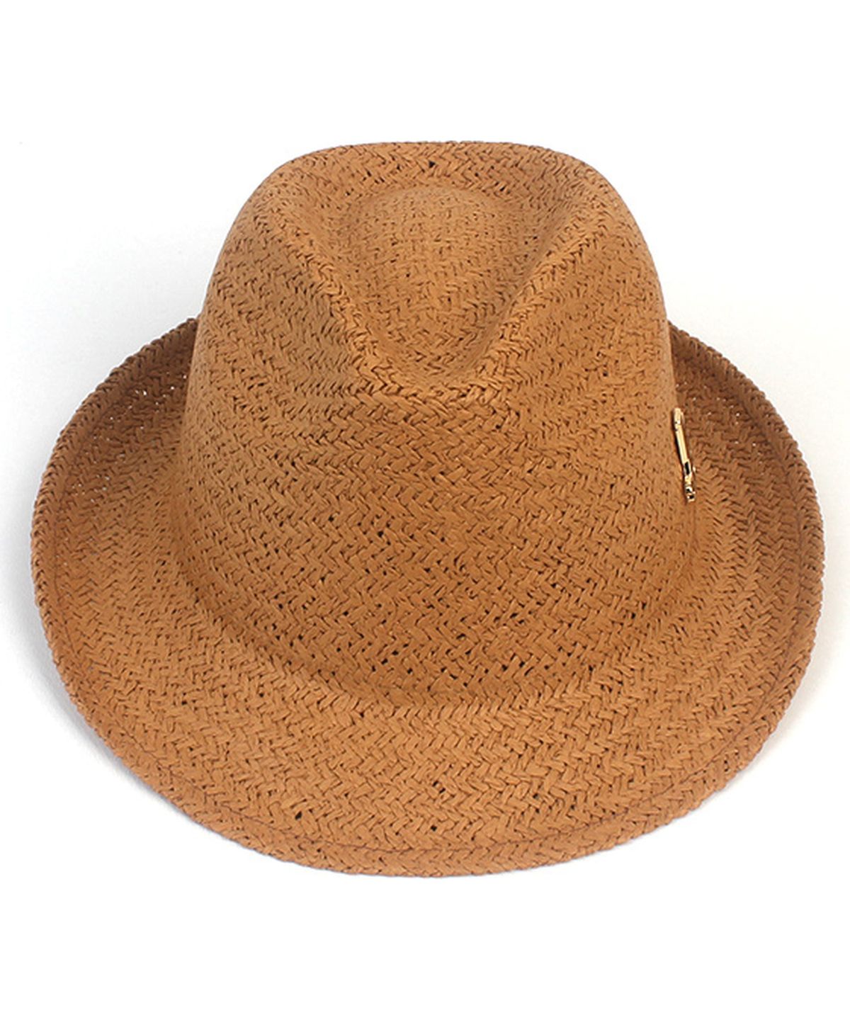 유니버셜 케미스트리(UNIVERSAL CHEMISTRY) BU Swing Simple Brown Fedora 여름모자