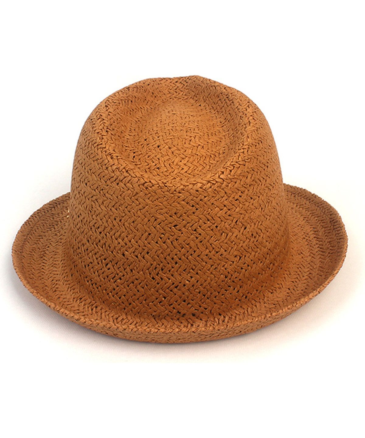 유니버셜 케미스트리(UNIVERSAL CHEMISTRY) BU Swing Simple Brown Fedora 여름모자