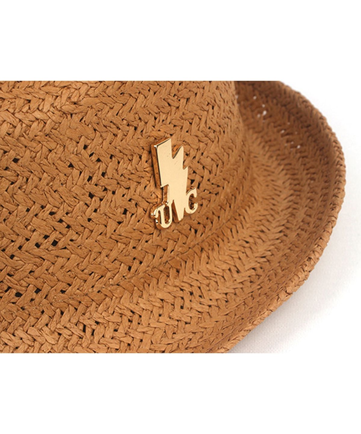 유니버셜 케미스트리(UNIVERSAL CHEMISTRY) BU Swing Simple Brown Fedora 여름모자