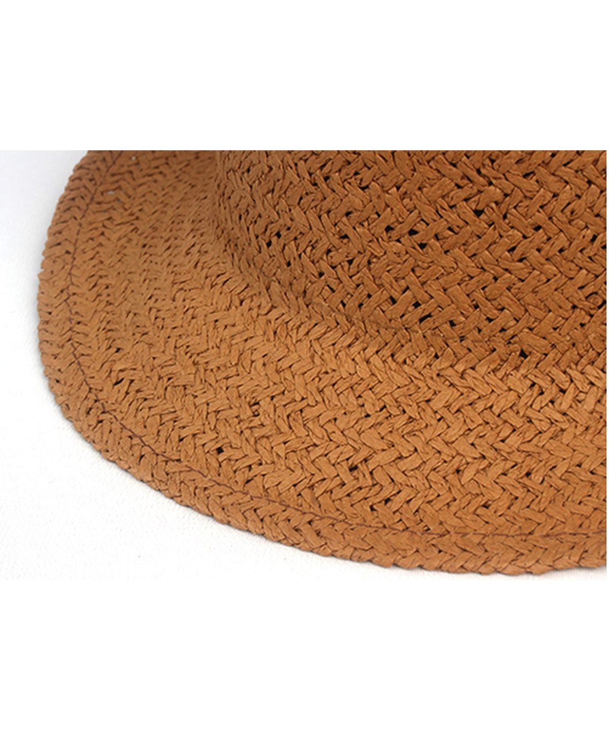 유니버셜 케미스트리(UNIVERSAL CHEMISTRY) BU Swing Simple Brown Fedora 여름모자