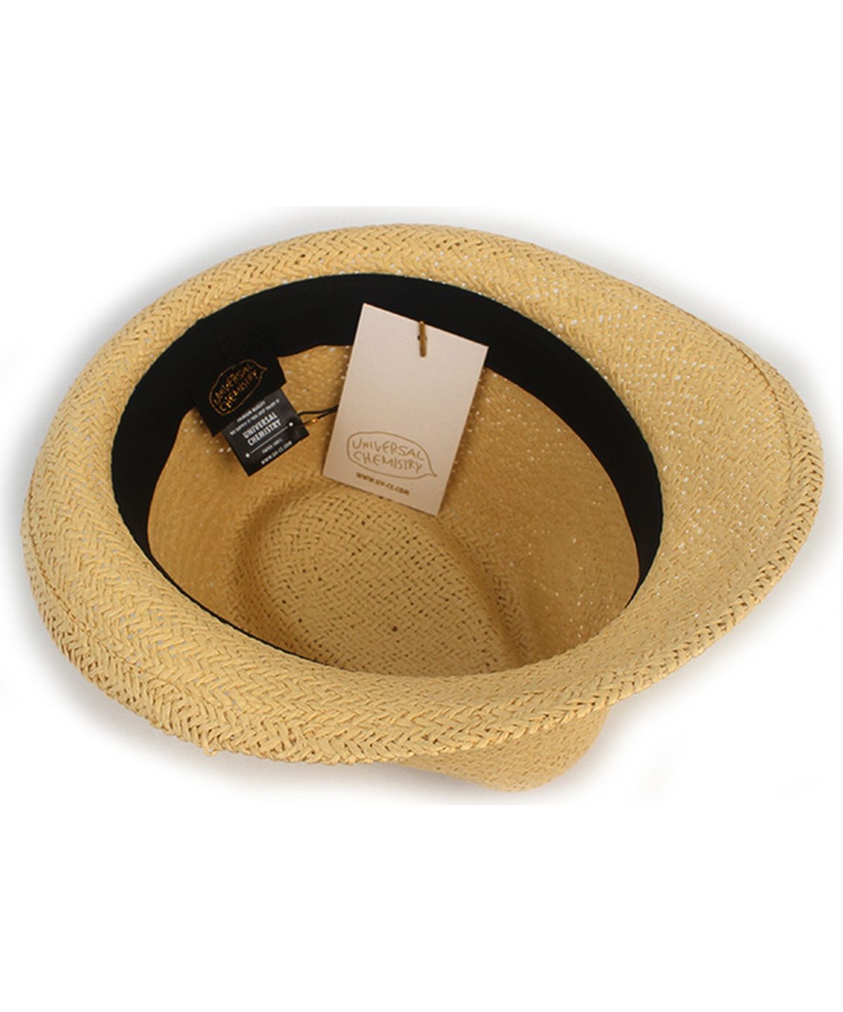 유니버셜 케미스트리(UNIVERSAL CHEMISTRY) BU Swing Simple Beige Fedora 여름모자