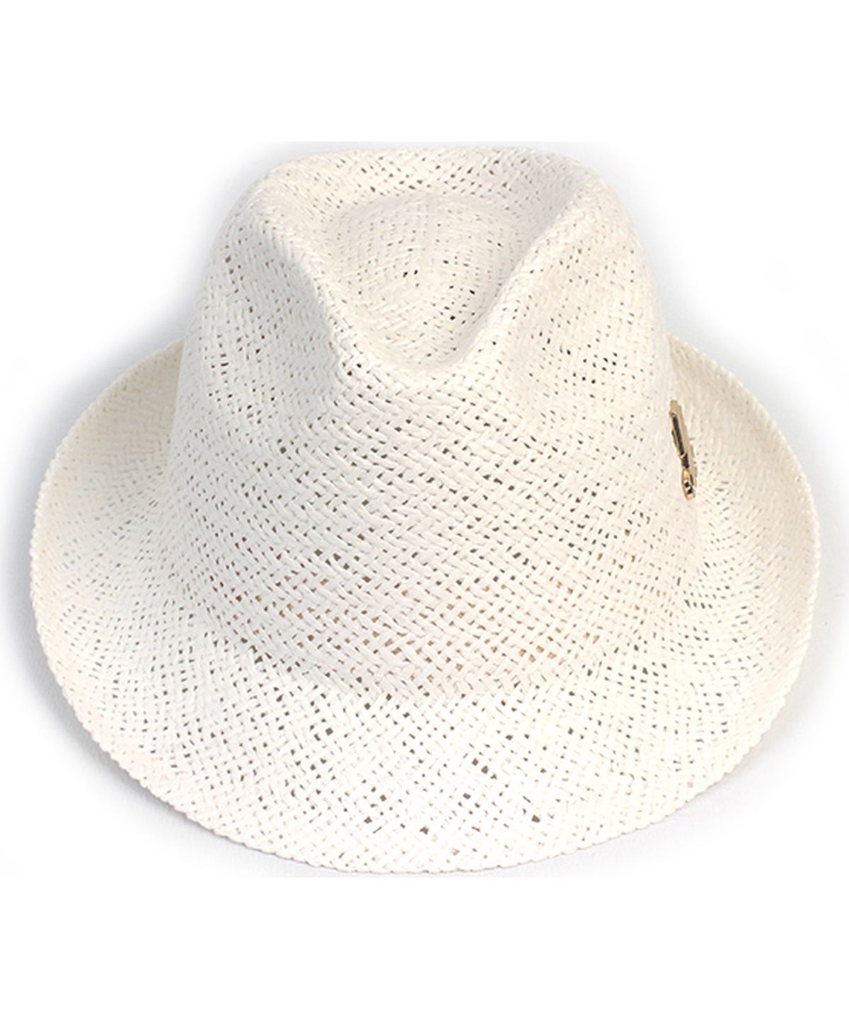 유니버셜 케미스트리(UNIVERSAL CHEMISTRY) BU Swing Simple White Fedora 여름모자