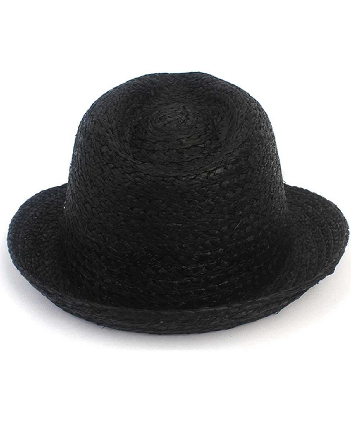 유니버셜 케미스트리(UNIVERSAL CHEMISTRY) BU Raffia Simple Black Fedora 여름모자