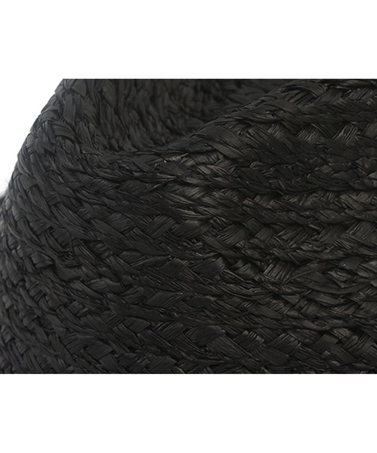 유니버셜 케미스트리(UNIVERSAL CHEMISTRY) BU Raffia Simple Black Fedora 여름모자