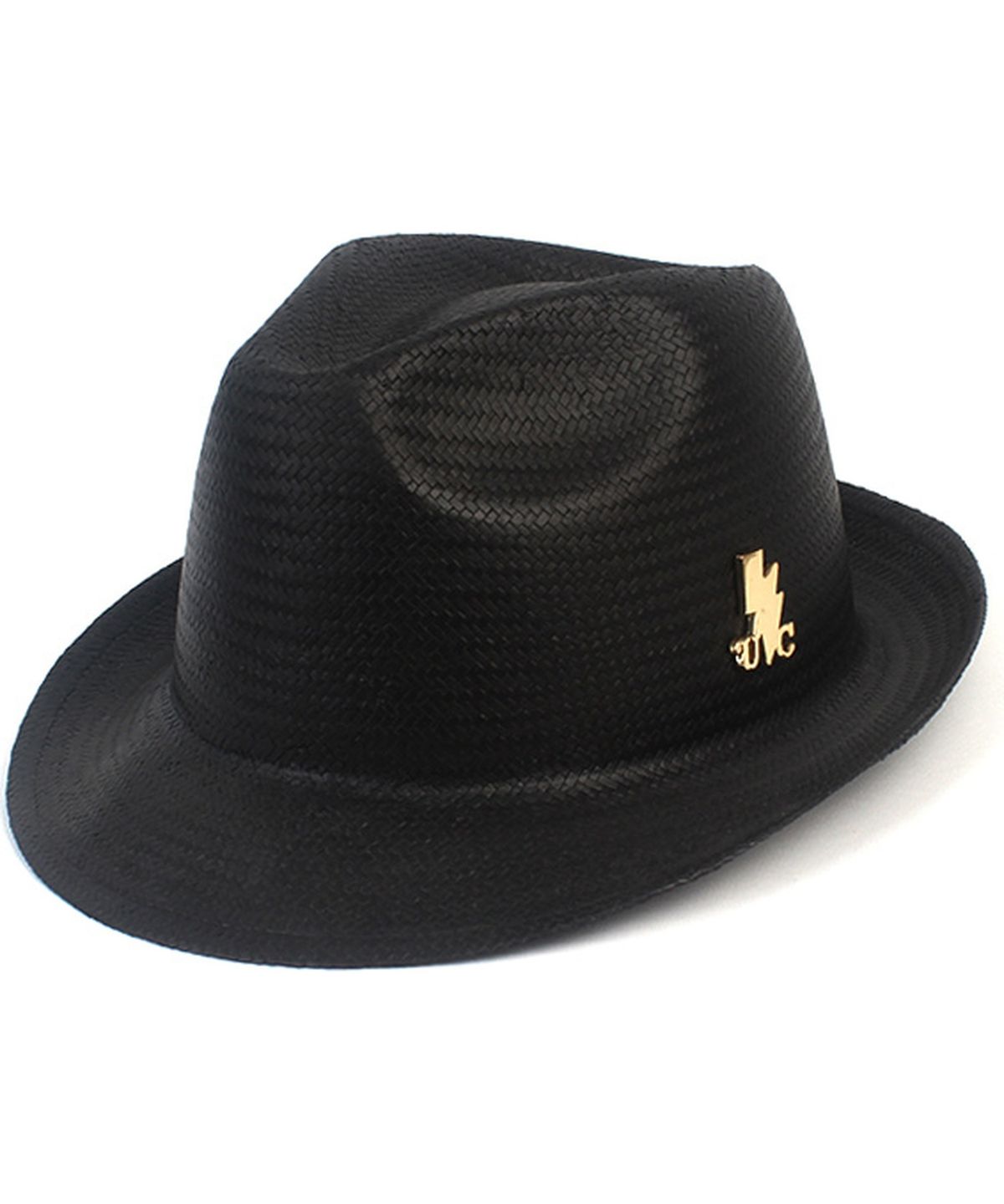 유니버셜 케미스트리(UNIVERSAL CHEMISTRY) BU Gentle Simple Black Fedora 여름모자