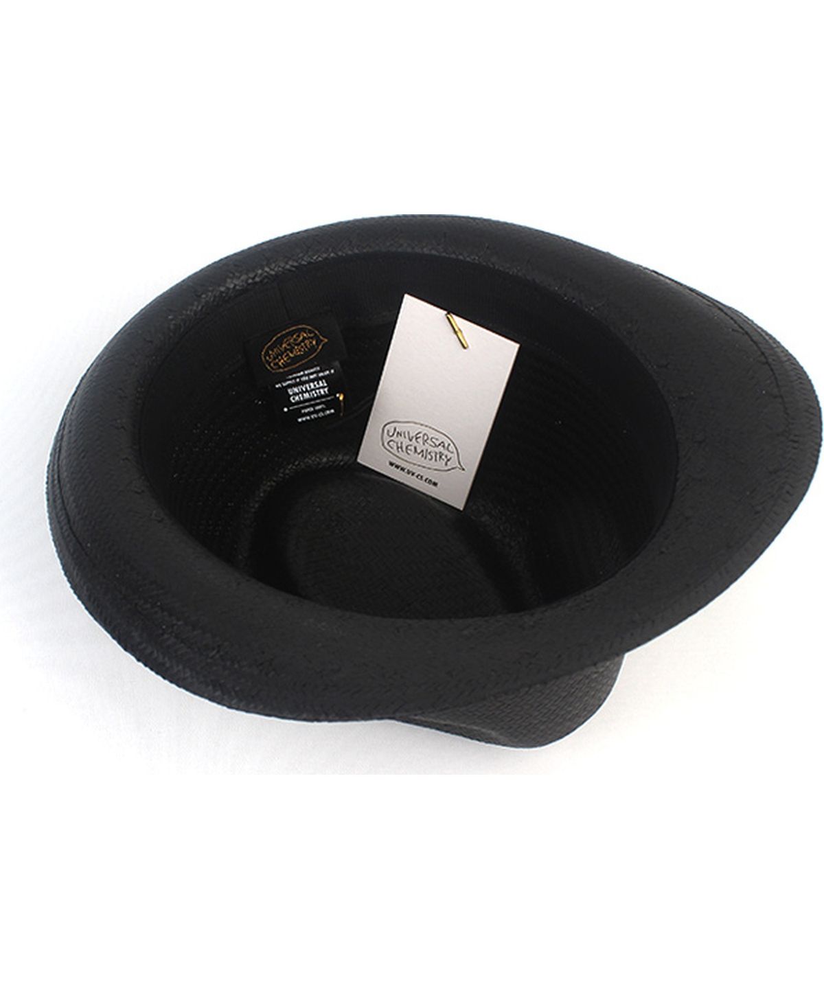 유니버셜 케미스트리(UNIVERSAL CHEMISTRY) BU Gentle Simple Black Fedora 여름모자