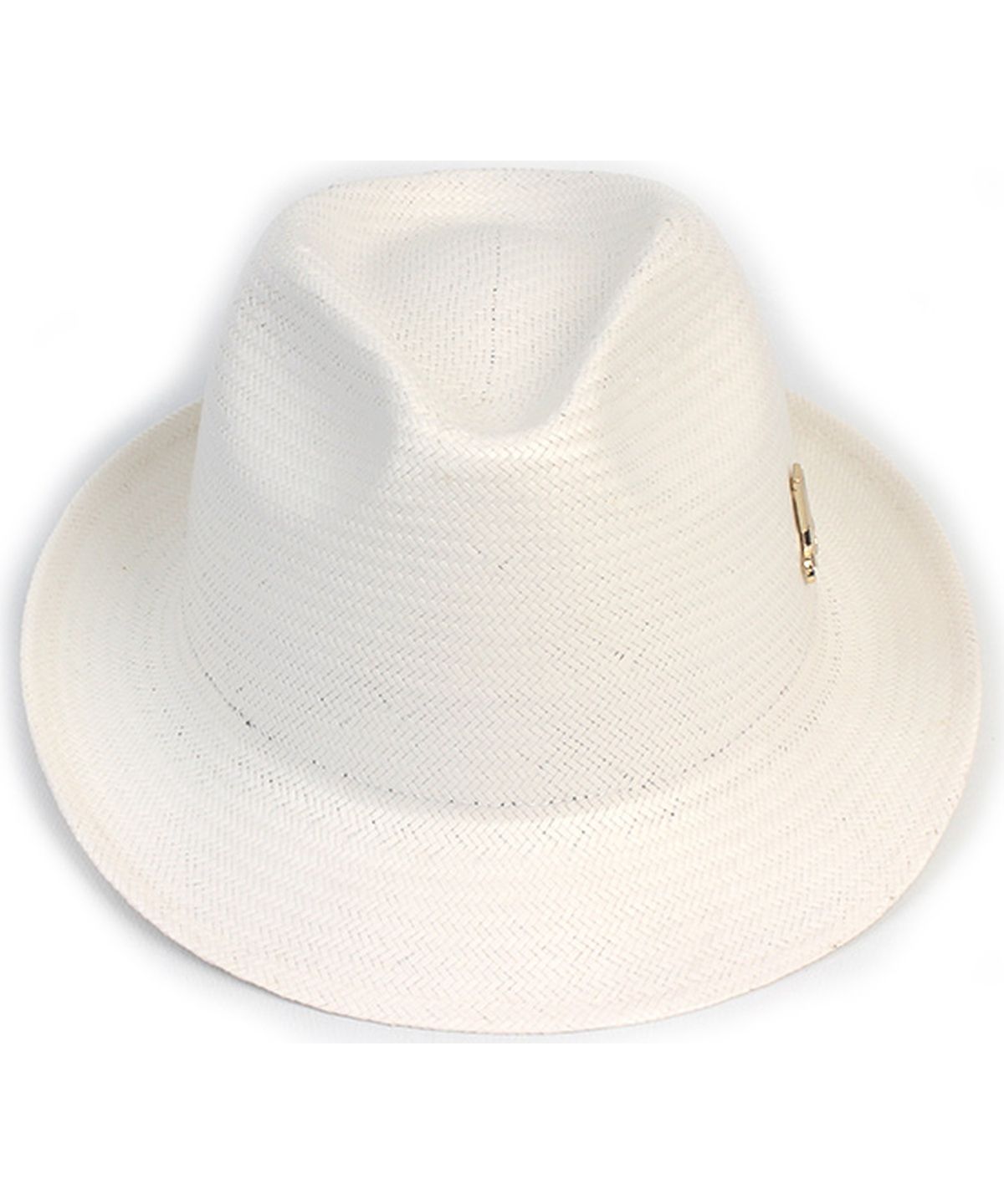 유니버셜 케미스트리(UNIVERSAL CHEMISTRY) BU Gentle Simple White Fedora 여름모자