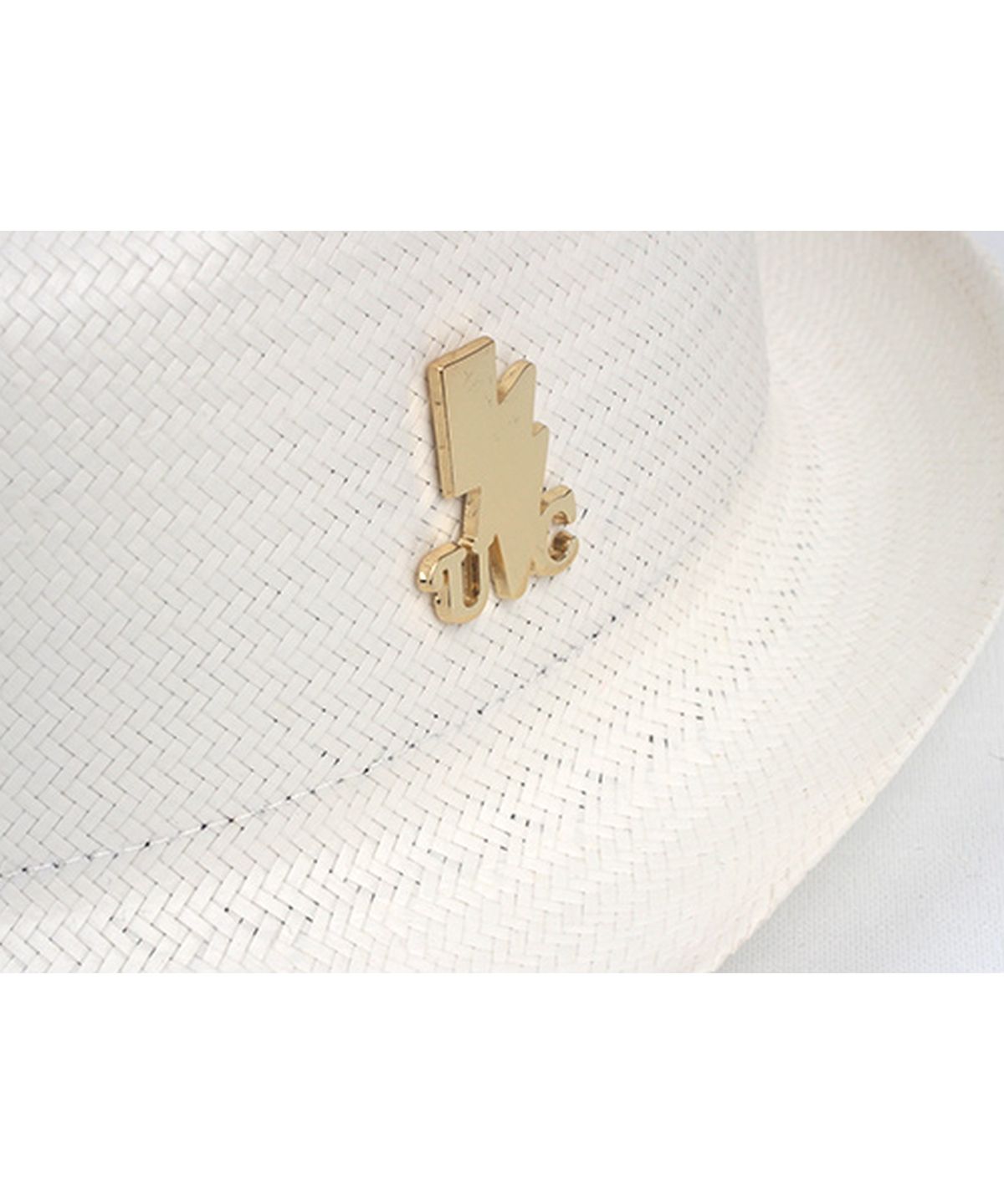 유니버셜 케미스트리(UNIVERSAL CHEMISTRY) BU Gentle Simple White Fedora 여름모자