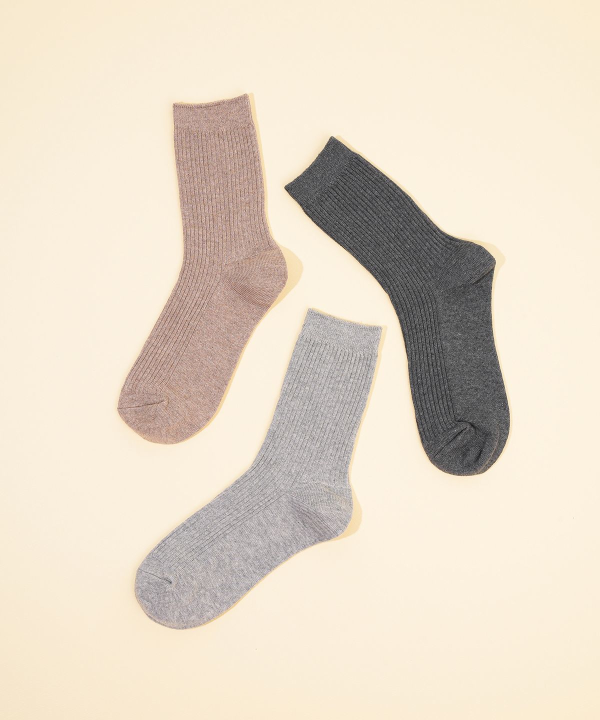 일오공칠(IL-O-GONG-CHIL) [10PACK] 1507 우먼스 모노 슬림 립삭스 - 밀크브라운/그레이/챠콜(코지 컬러팩)