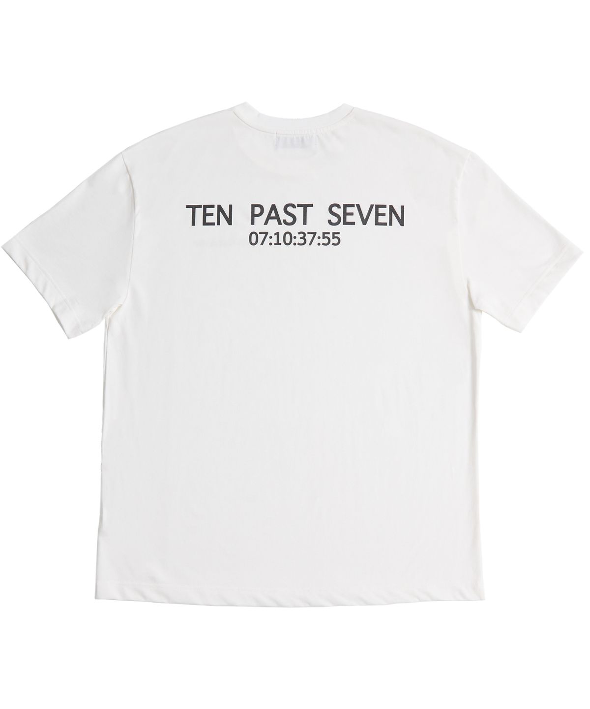 텐 패스트 세븐(TEN PAST SEVEN) 오버사이즈 티셔츠 - 화이트