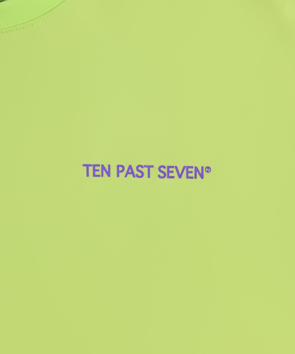 텐 패스트 세븐(TEN PAST SEVEN) 오버사이즈 티셔츠 - 라임