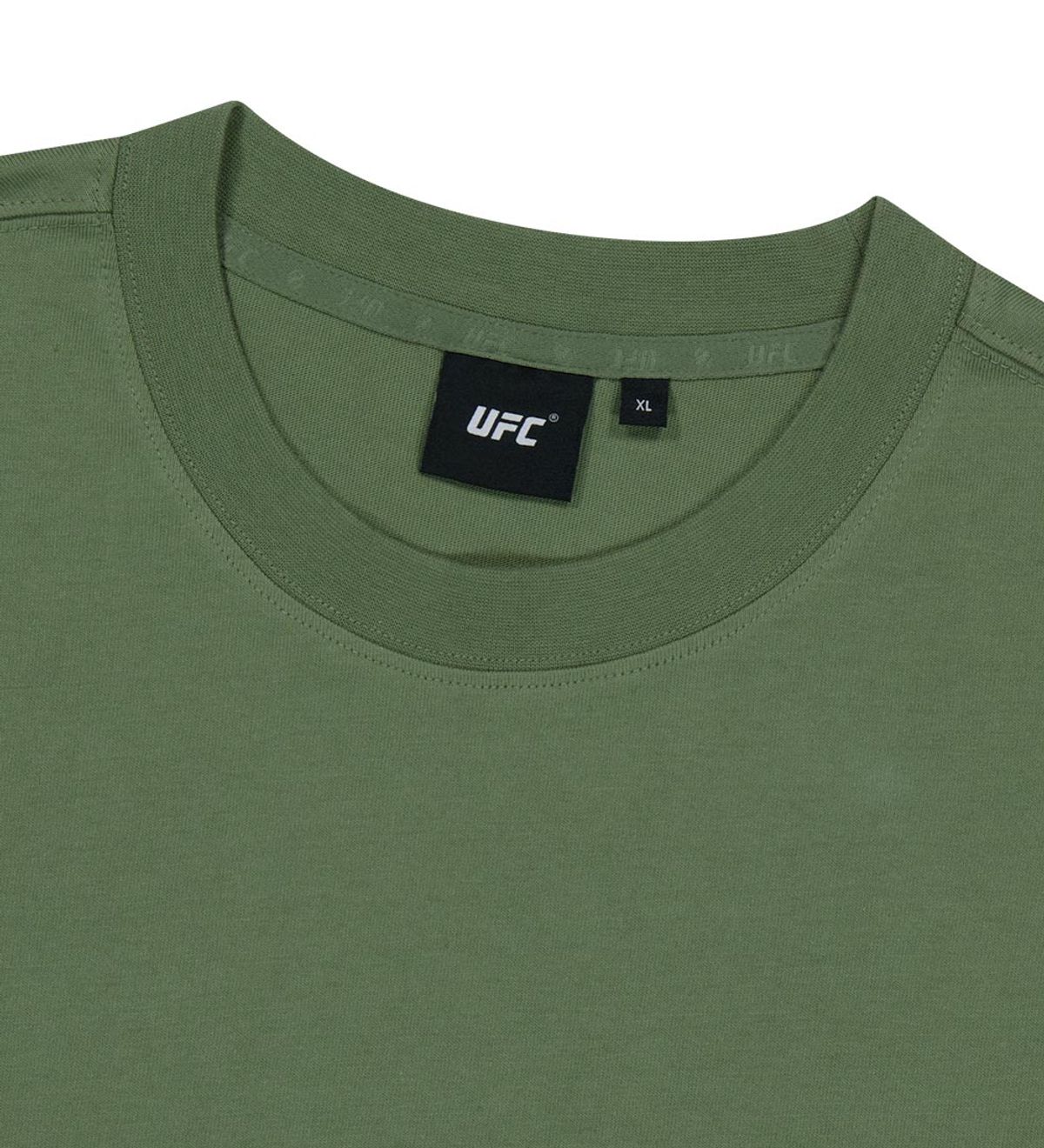 유에프씨 스포츠(UFC SPORT) UFC 불가항력 릴렉스핏 반팔 티셔츠 카키 U2SSV3320KH