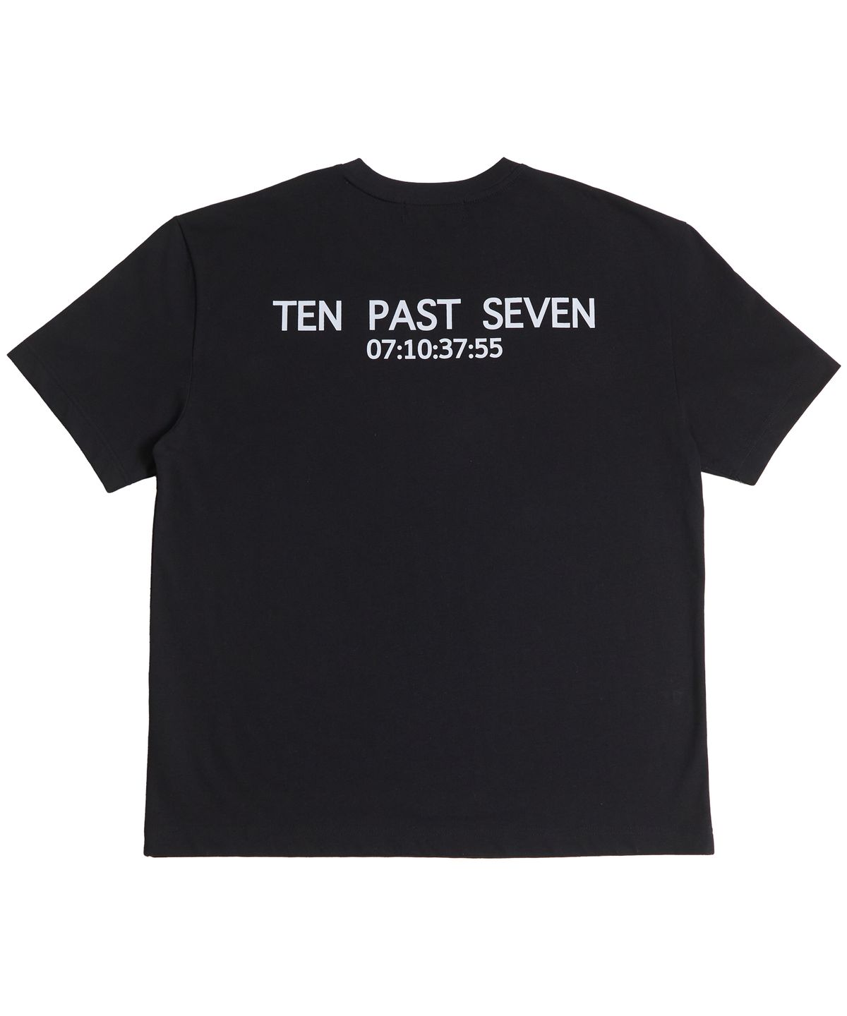 텐 패스트 세븐(TEN PAST SEVEN) 오버사이즈 티셔츠 - 블랙