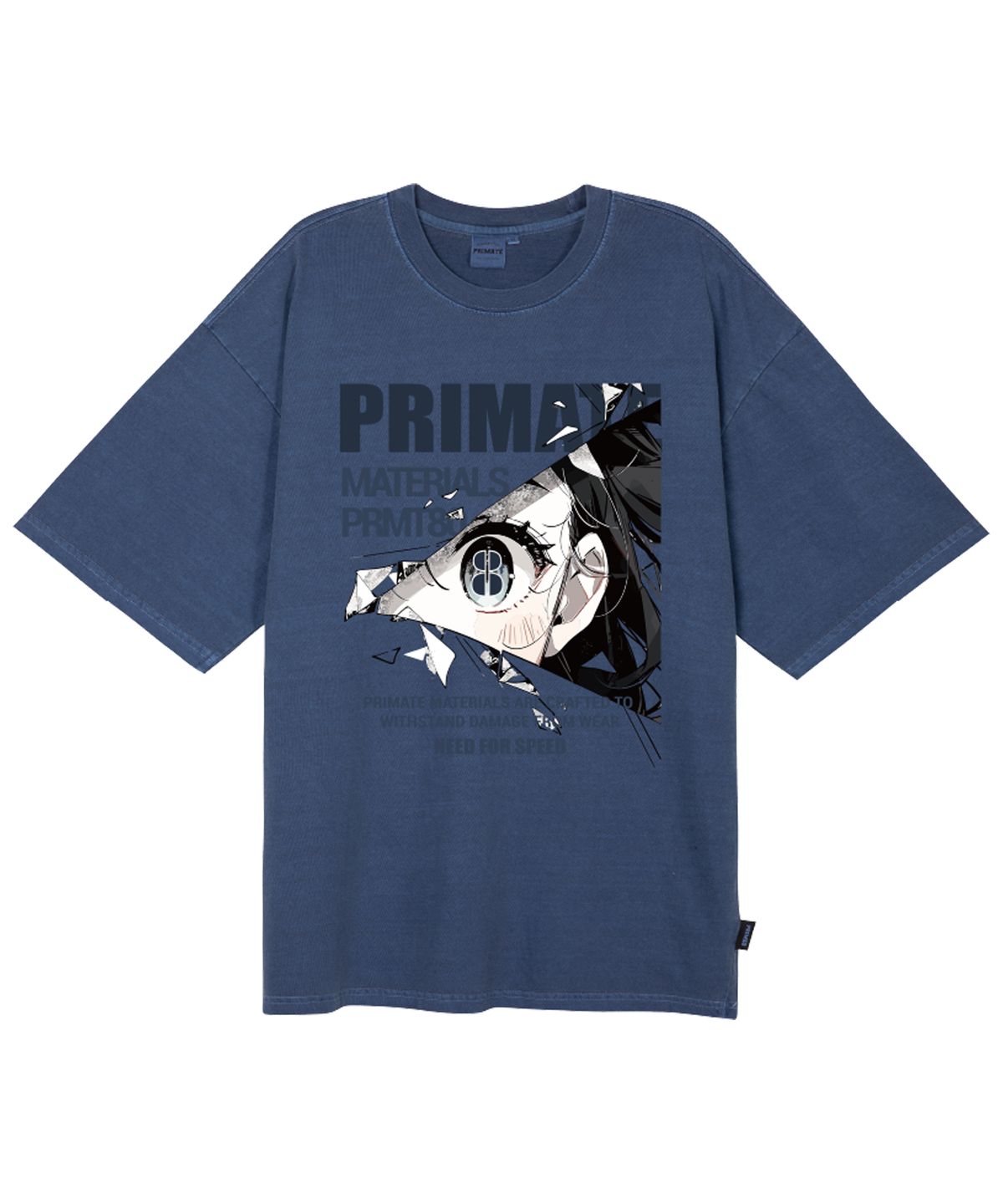 프라임에이트(PRIMATE) EYEZ 오버핏 피그먼트 반팔티셔츠 4 COLORS