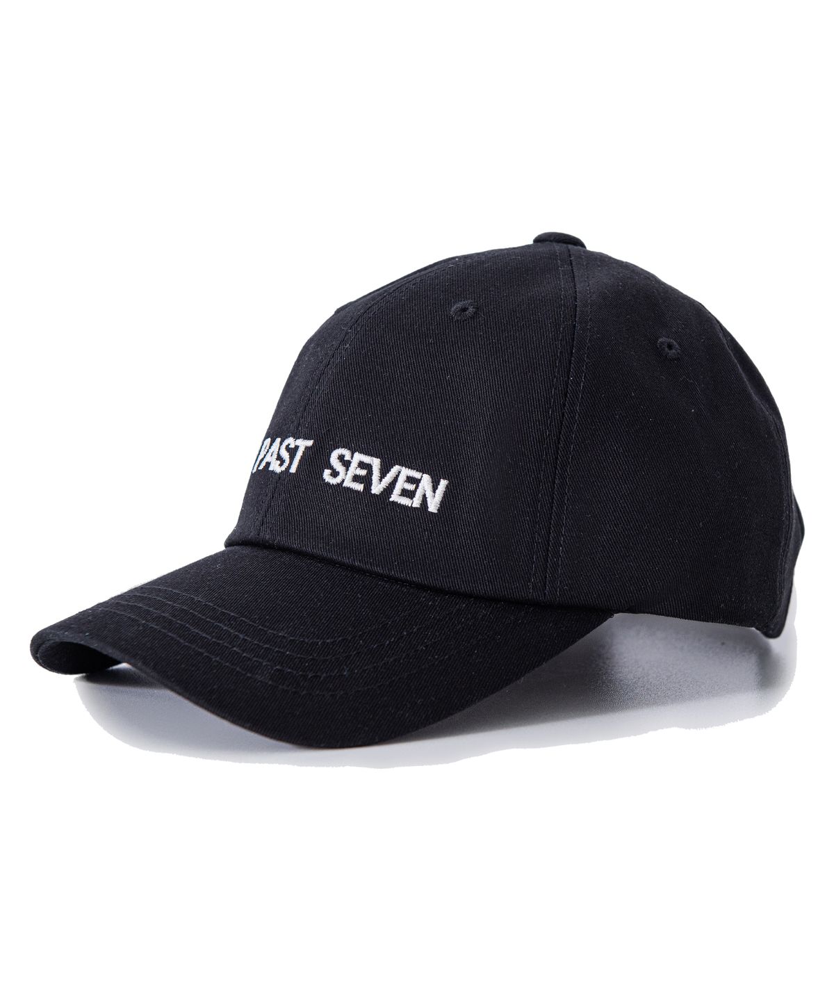 텐 패스트 세븐(TEN PAST SEVEN) 언스트럭처 로고 캡 - 블랙