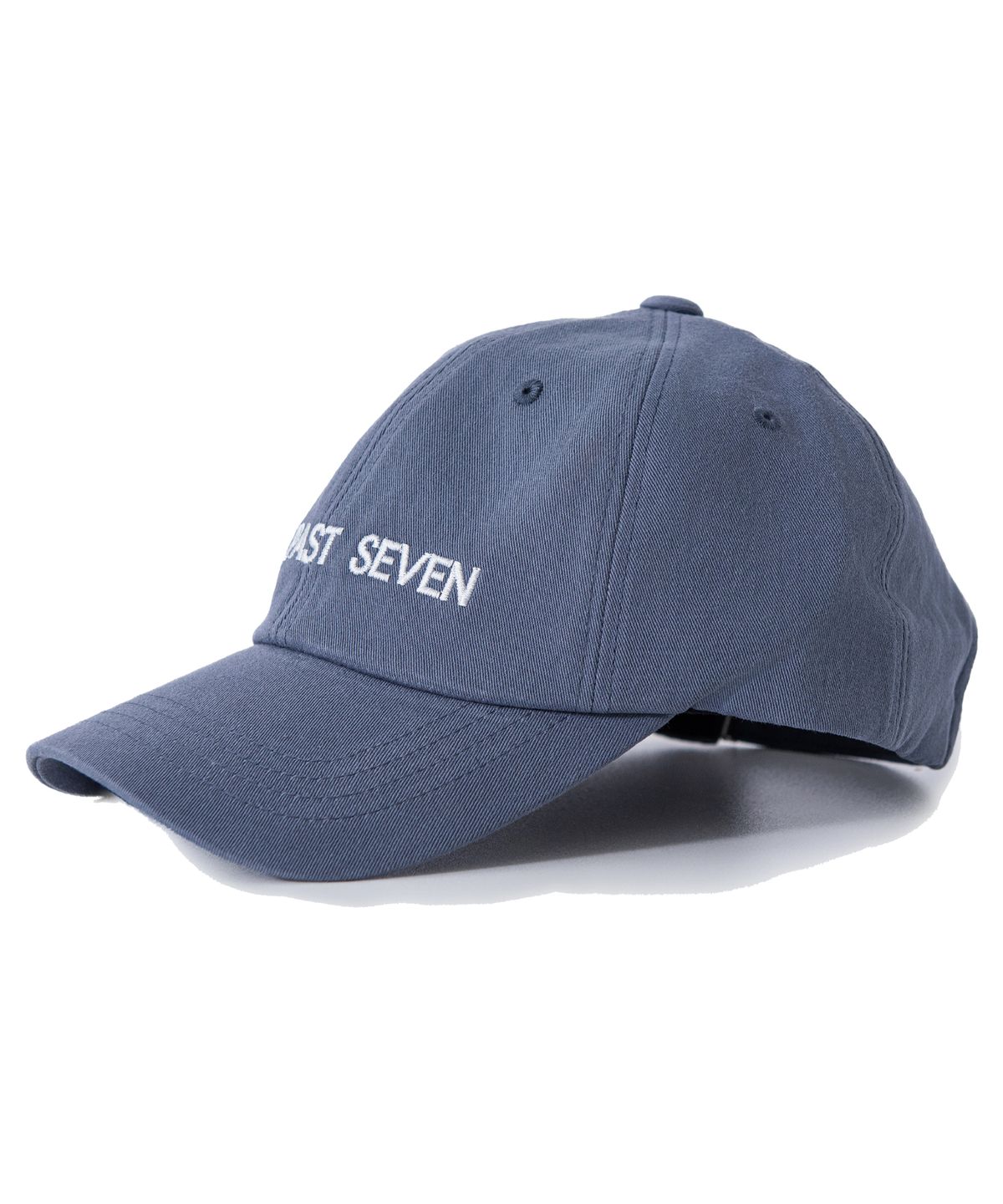 텐 패스트 세븐(TEN PAST SEVEN) 언스트럭처 로고 캡 - 데님
