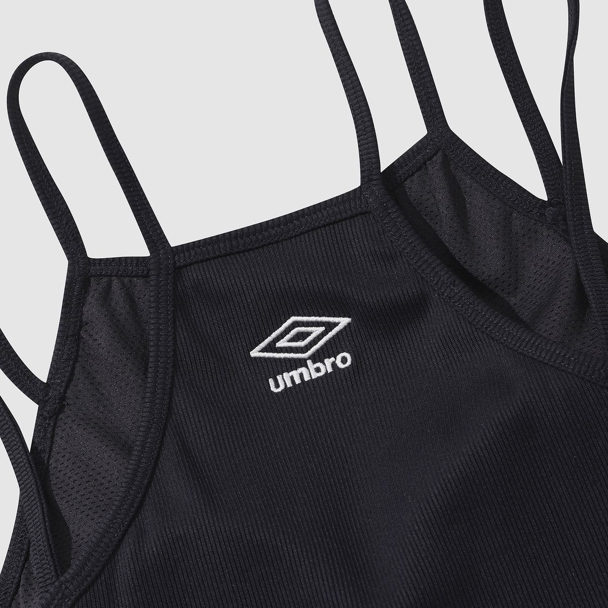 엄브로(UMBRO) 우먼스 골지 브라탑 블랙(UQ222CBR59)