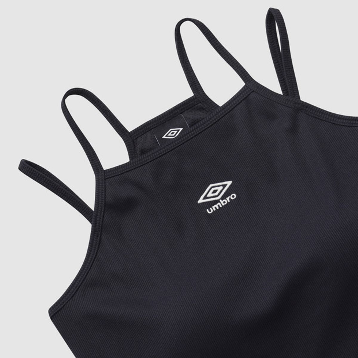 엄브로(UMBRO) 우먼스 골지 브라탑 블랙(UQ222CBR59)