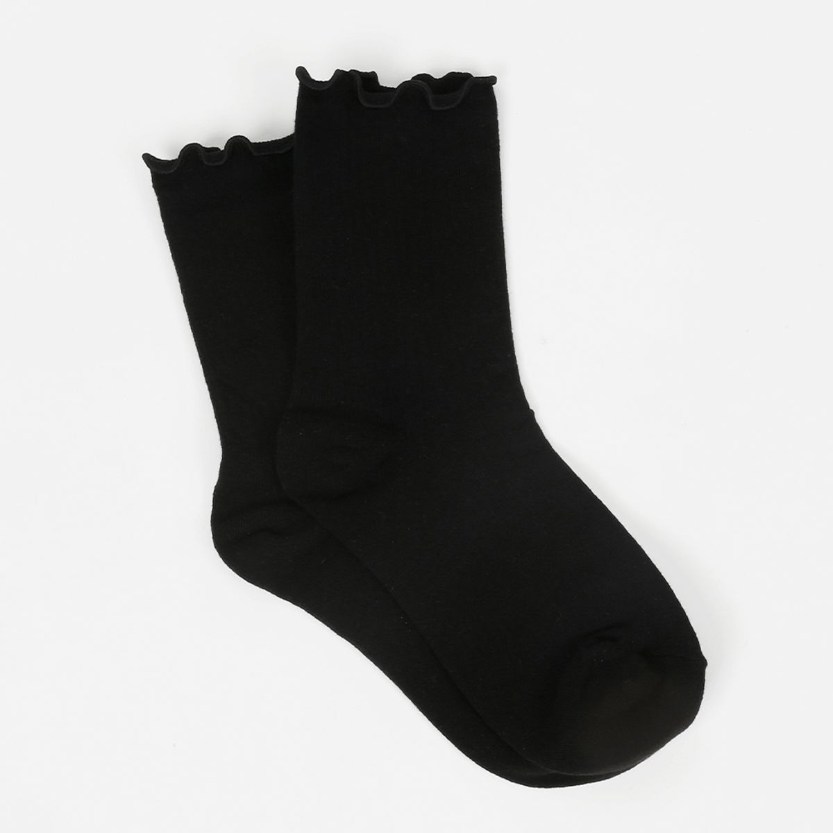 삭스에이(SOCKSA) [3PACK]메리 제인 골지 프릴 러플 순면 무압박 긴 양말