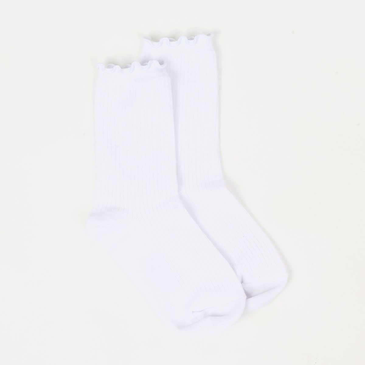 삭스에이(SOCKSA) [3PACK]메리 제인 골지 프릴 러플 순면 무압박 긴 양말