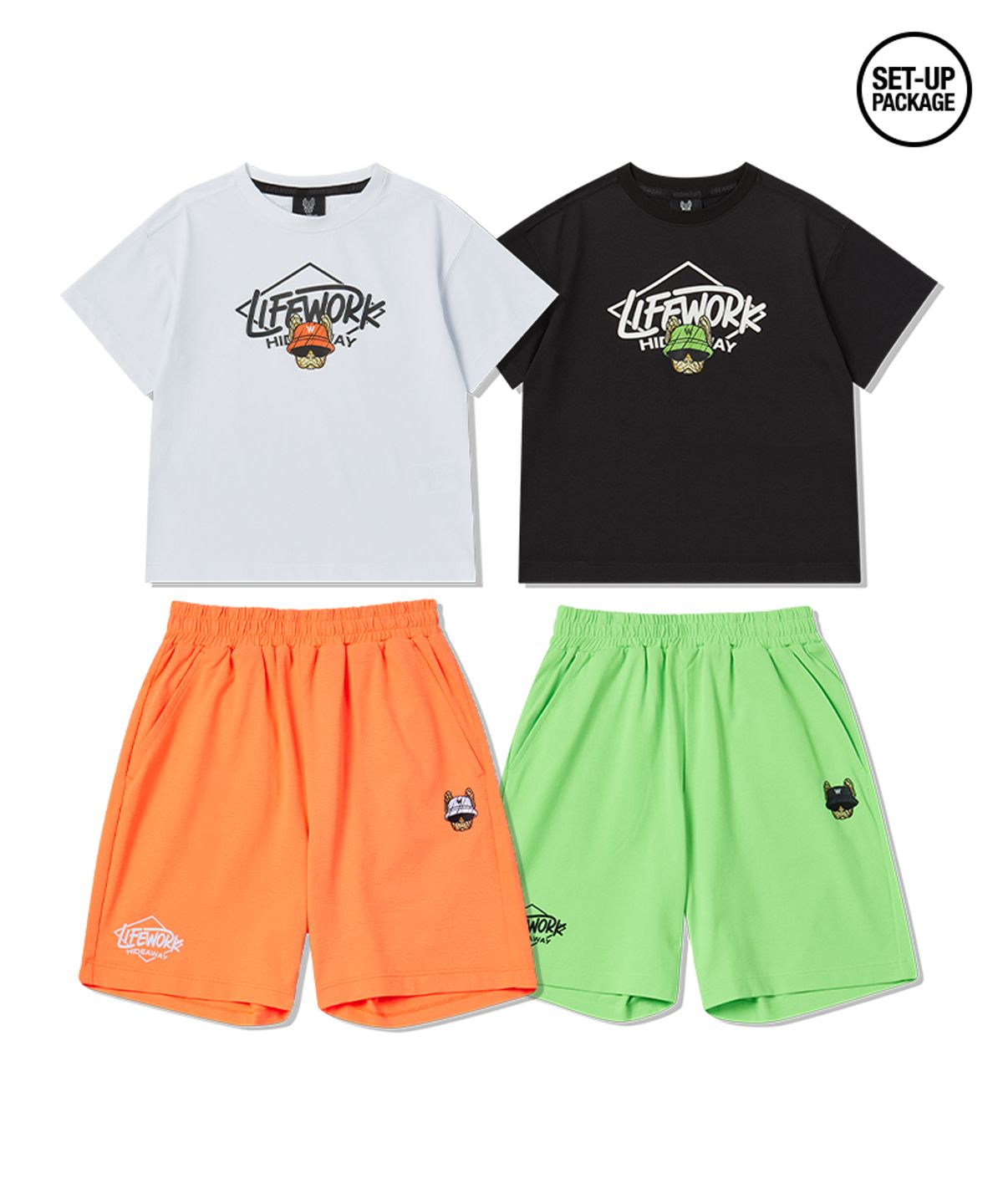 라이프워크 키즈(LIFEWORK KIDS) 키즈) 버킷힙독 셋업