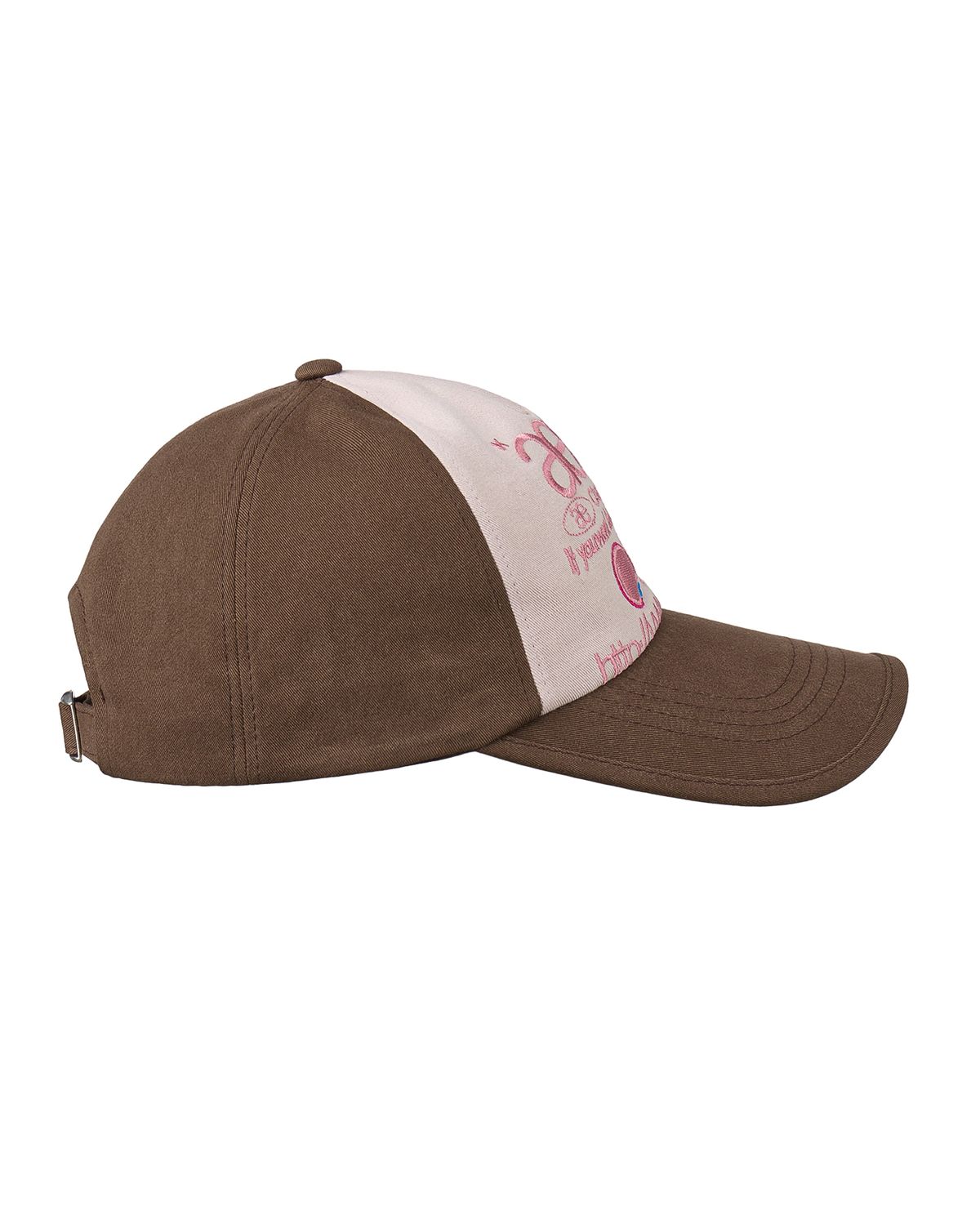 에이이에이이(AEAE) aeae X PEAKBOY WEB LOGO 5 PANNEL BALL CAP [BROWN]