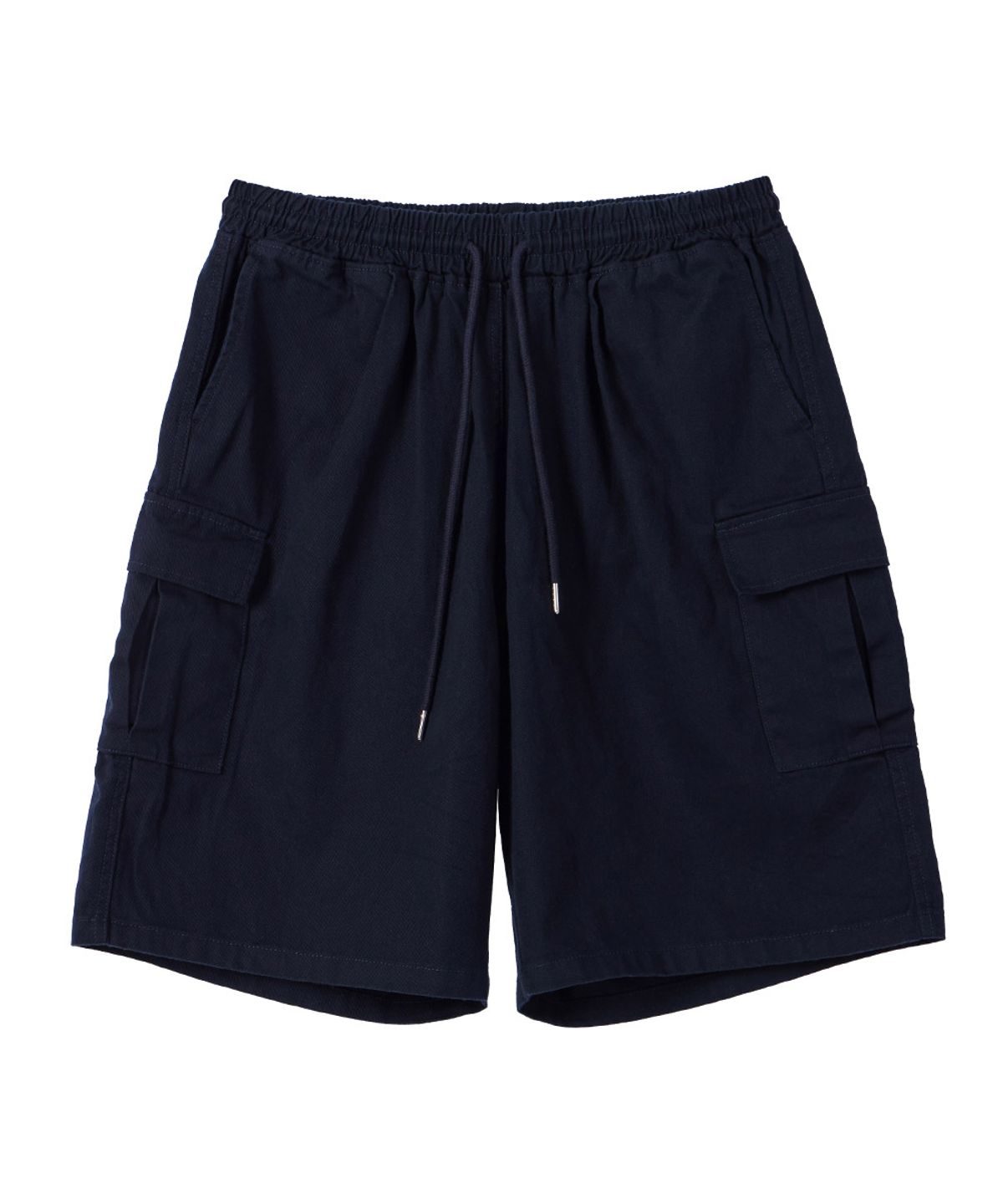 메이킷투(MAKEITTO) 6 POCKETS SEMI WIDE CARGO HALF PANTS_NAVY