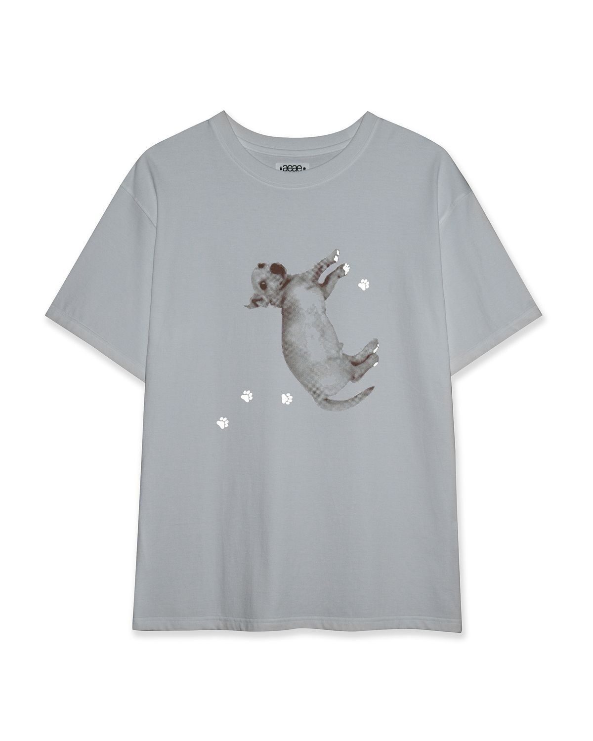 에이이에이이(AEAE) aeae X PEAKBOY BARNEY T-SHIRTS [WHITE]