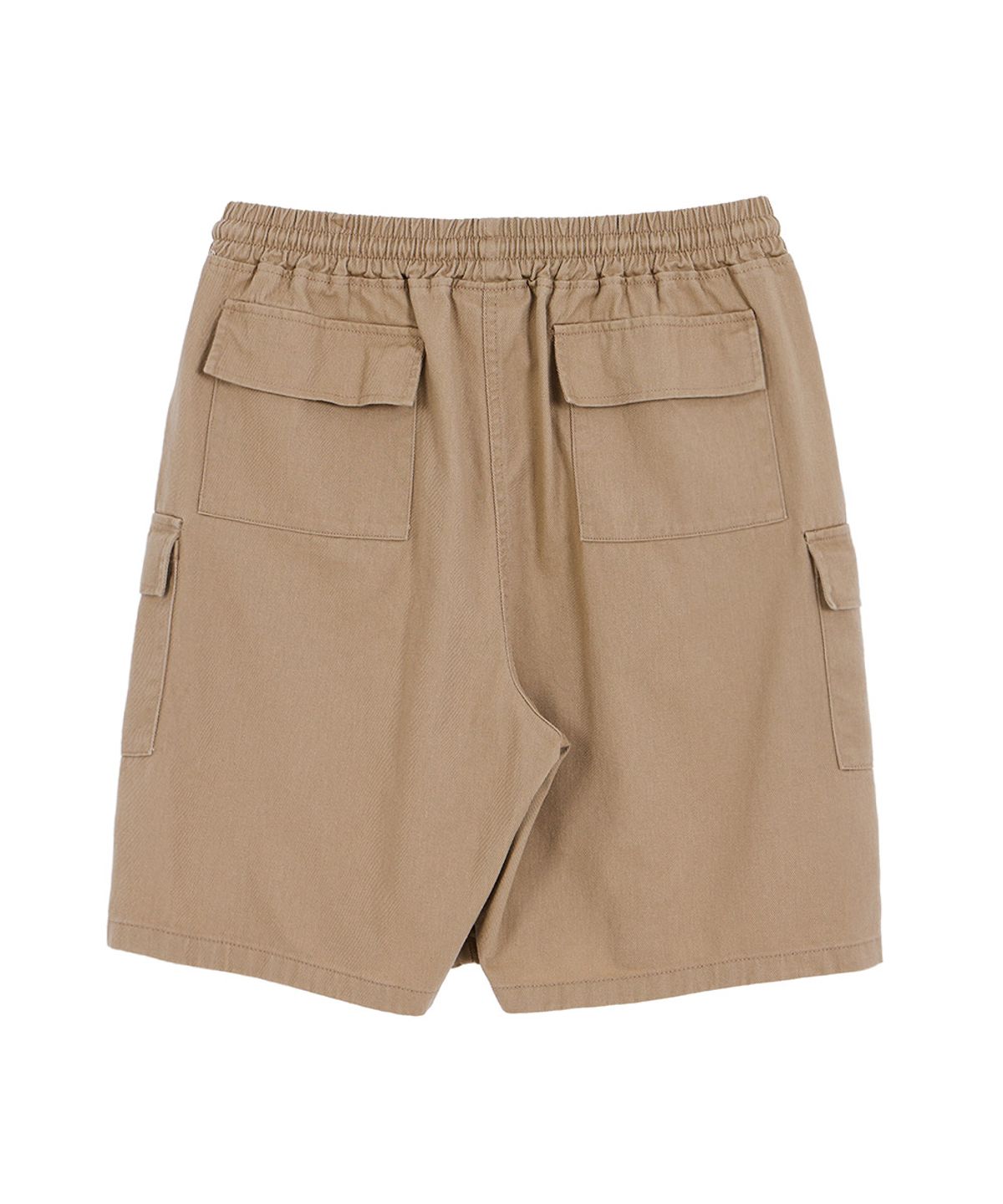 메이킷투(MAKEITTO) 6 POCKETS SEMI WIDE CARGO HALF PANTS_BEIGE