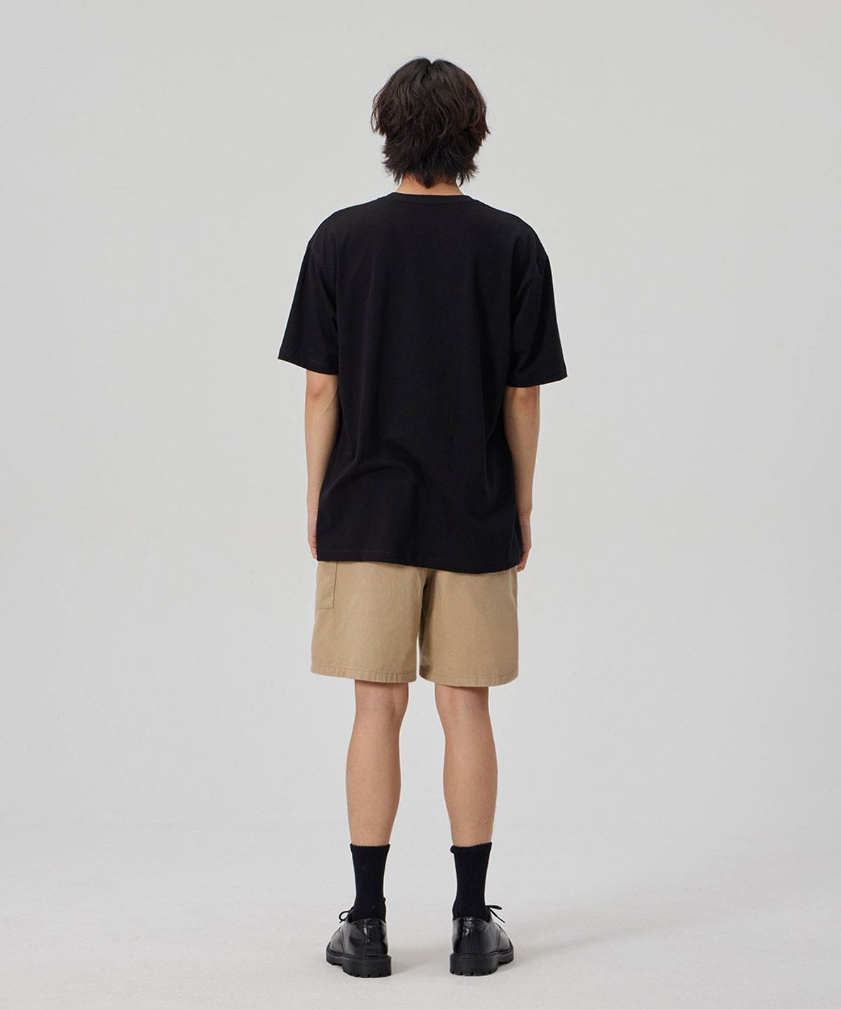 메이킷투(MAKEITTO) 6 POCKETS SEMI WIDE CARGO HALF PANTS_BEIGE