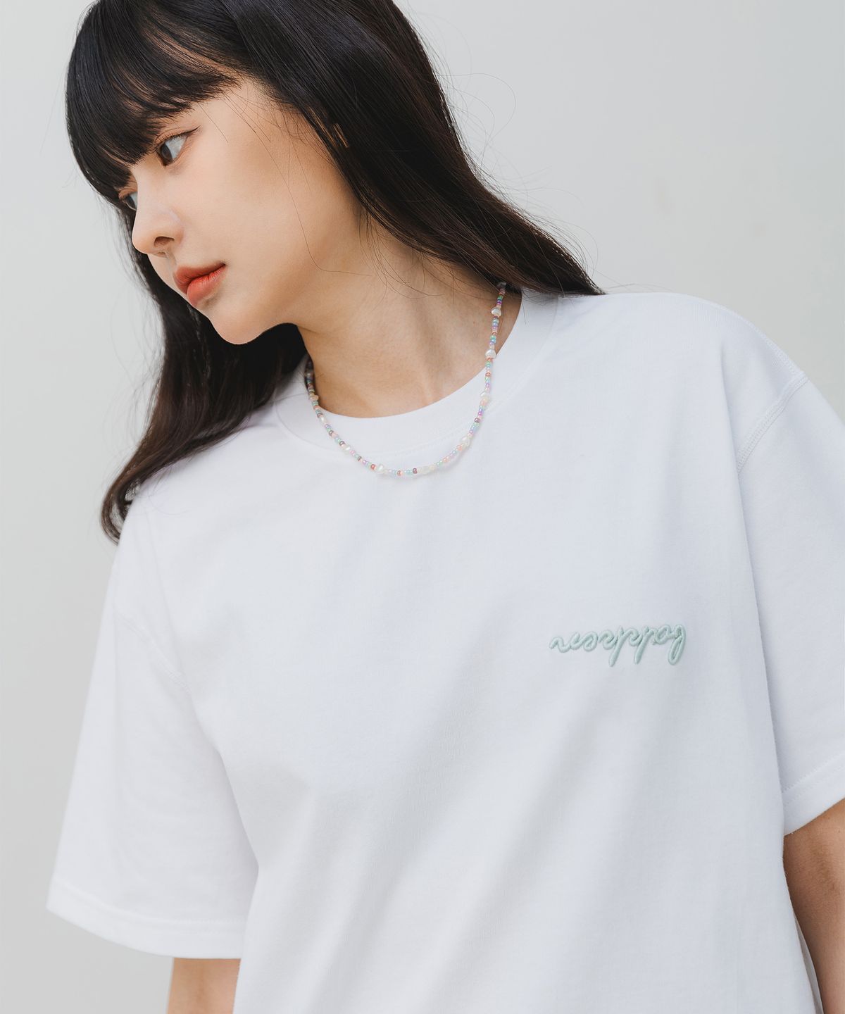 바켄(BAKKEN) Logo artwork 반팔티셔츠 BK3982_화이트