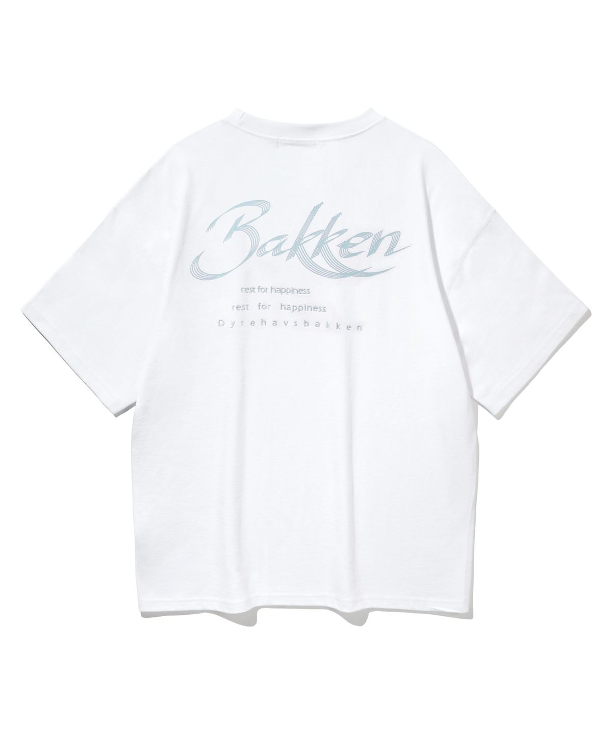 바켄(BAKKEN) Logo artwork 반팔티셔츠 BK3982_화이트