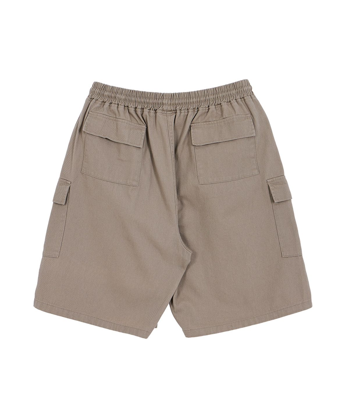 메이킷투(MAKEITTO) 6 POCKETS SEMI WIDE CARGO HALF PANTS_KHAKI