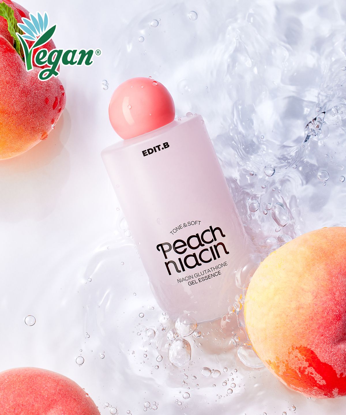 에딧비(EDITB) 톤결 피치 나이아신아마이드 글루타치온 겔 에센스 200ml
