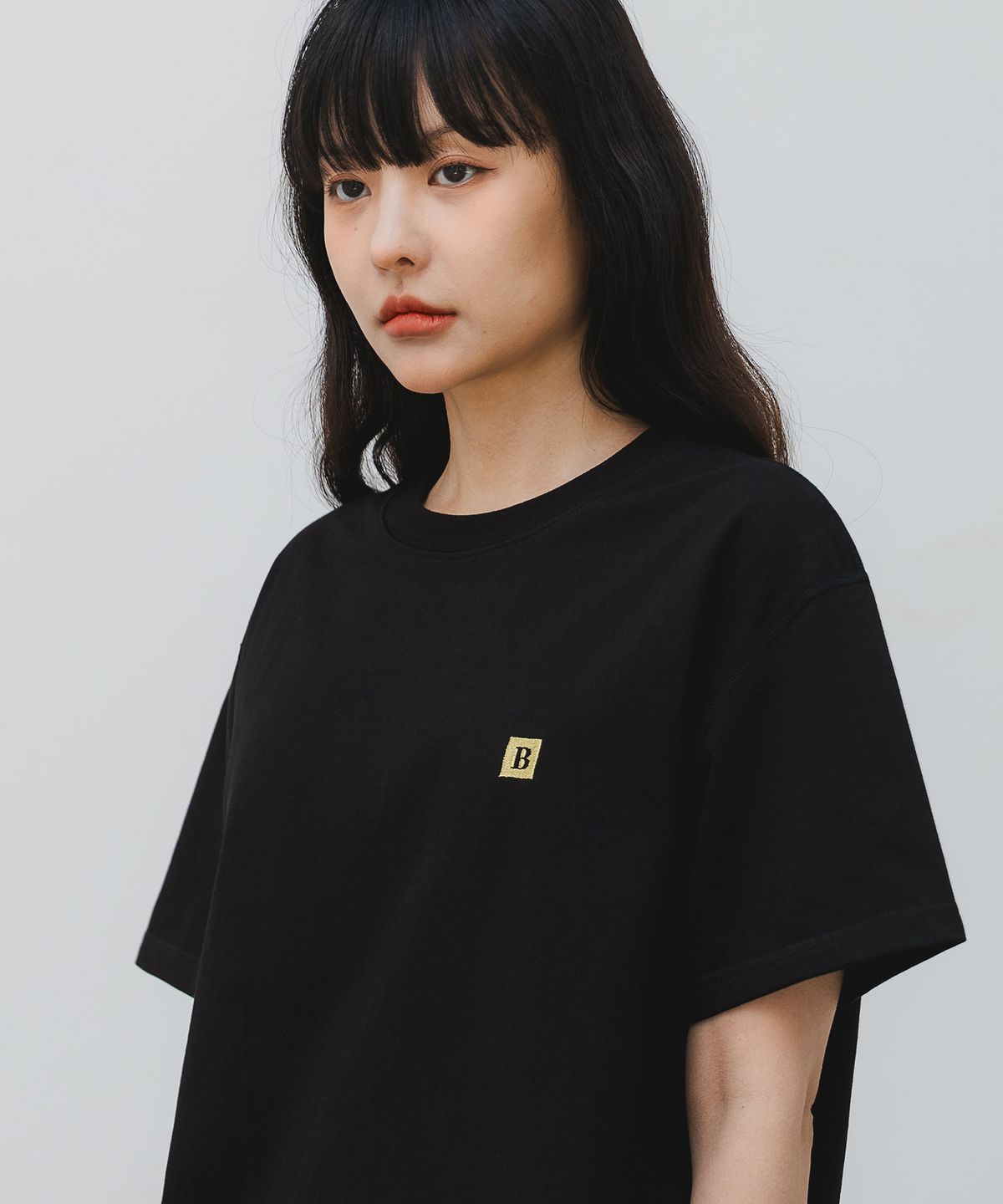 바켄(BAKKEN) B Square logo 반팔티셔츠 BK3968_블랙
