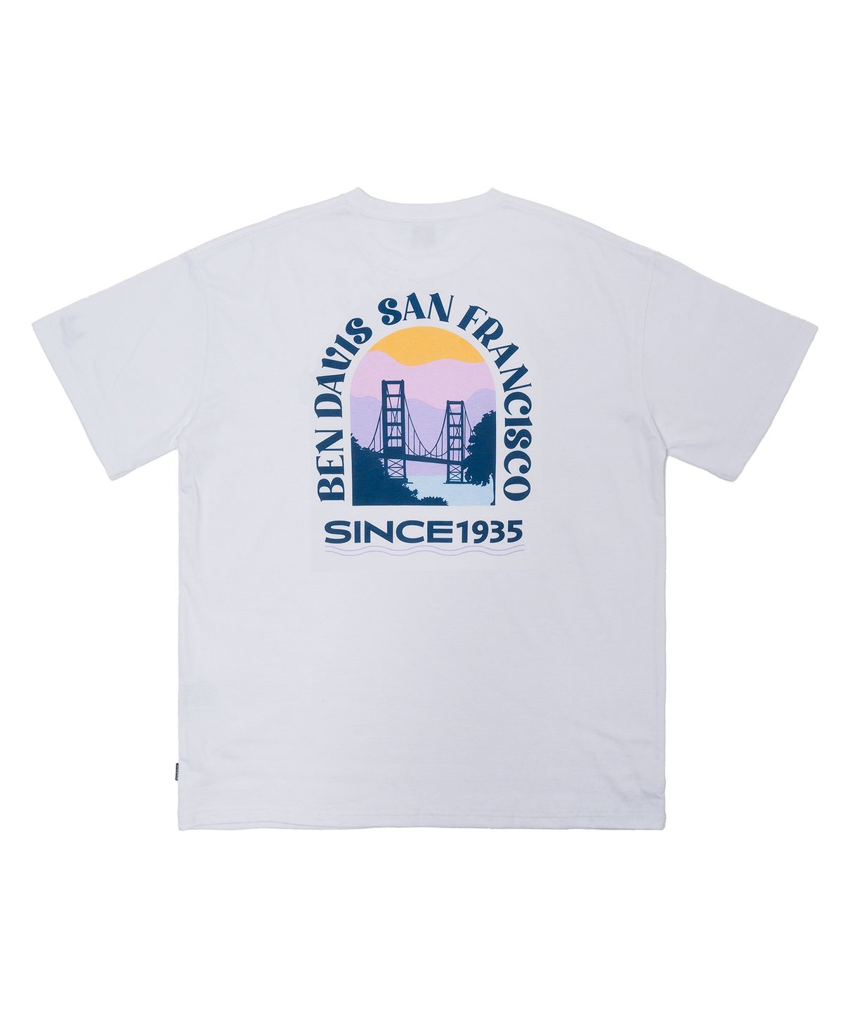벤 데이비스(BEN DAVIS) ORIGINAL ARCH PRINT TEE BLACK